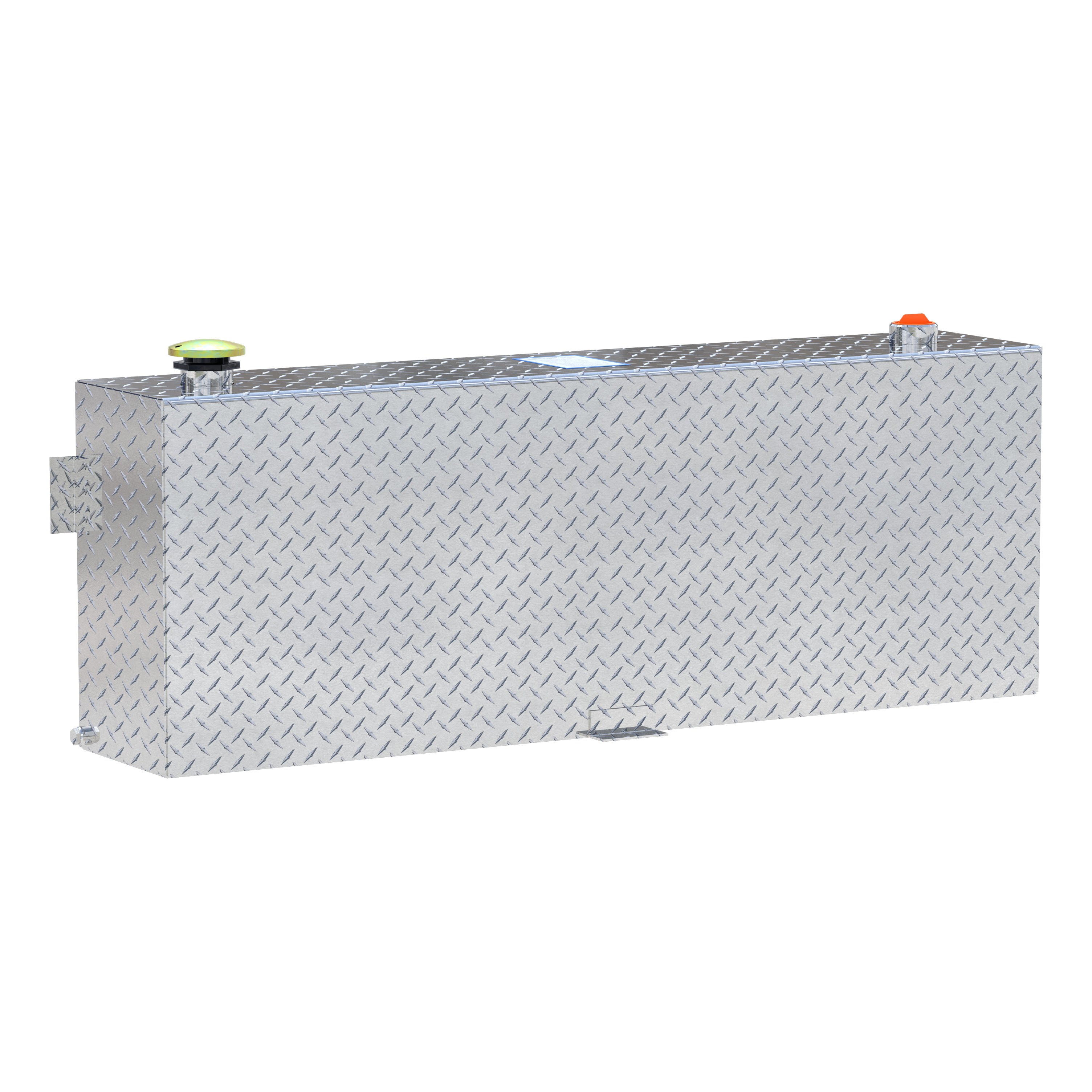 UWS 45-Gallon Rectangle Bright Aluminum Transfer Tank TT-45-R-T-P thumbnail 0