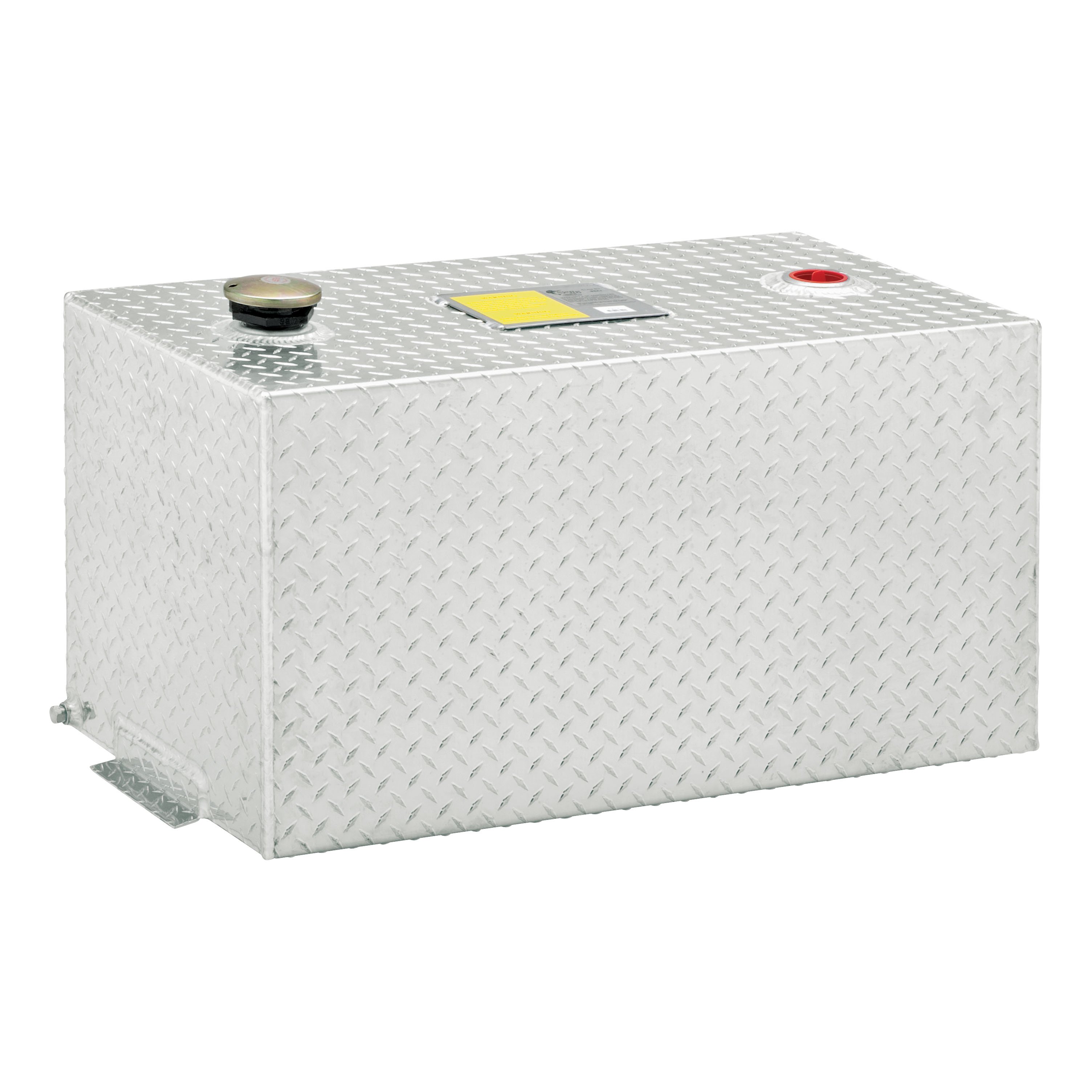 UWS 50-Gallon Rectangle Bright Aluminum Transfer Tank TT-50-R-T-P thumbnail 0