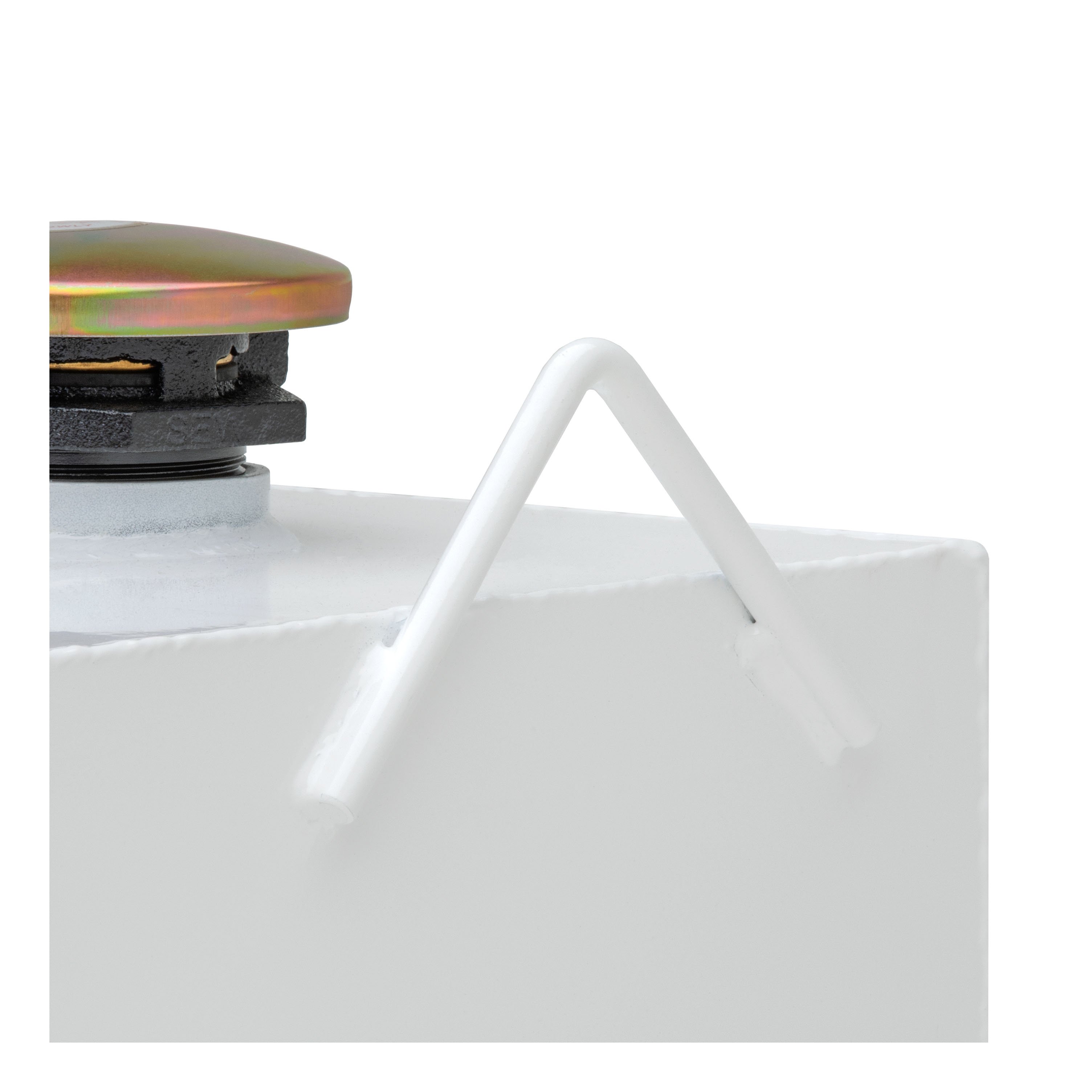 UWS White 100-Gallon Rectangle Steel Transfer Tank ST-100-RT-W thumbnail 1