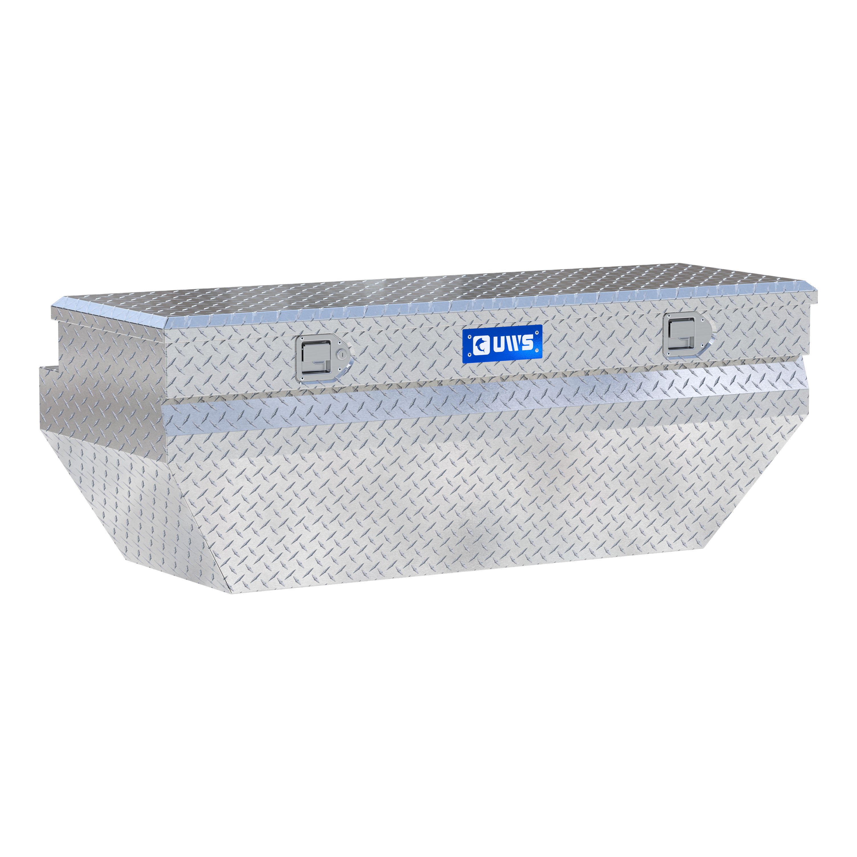 UWS Bright Aluminum 55" Wedged Angled Utility Chest Box (Heavy Packaging) EC20311 thumbnail 0