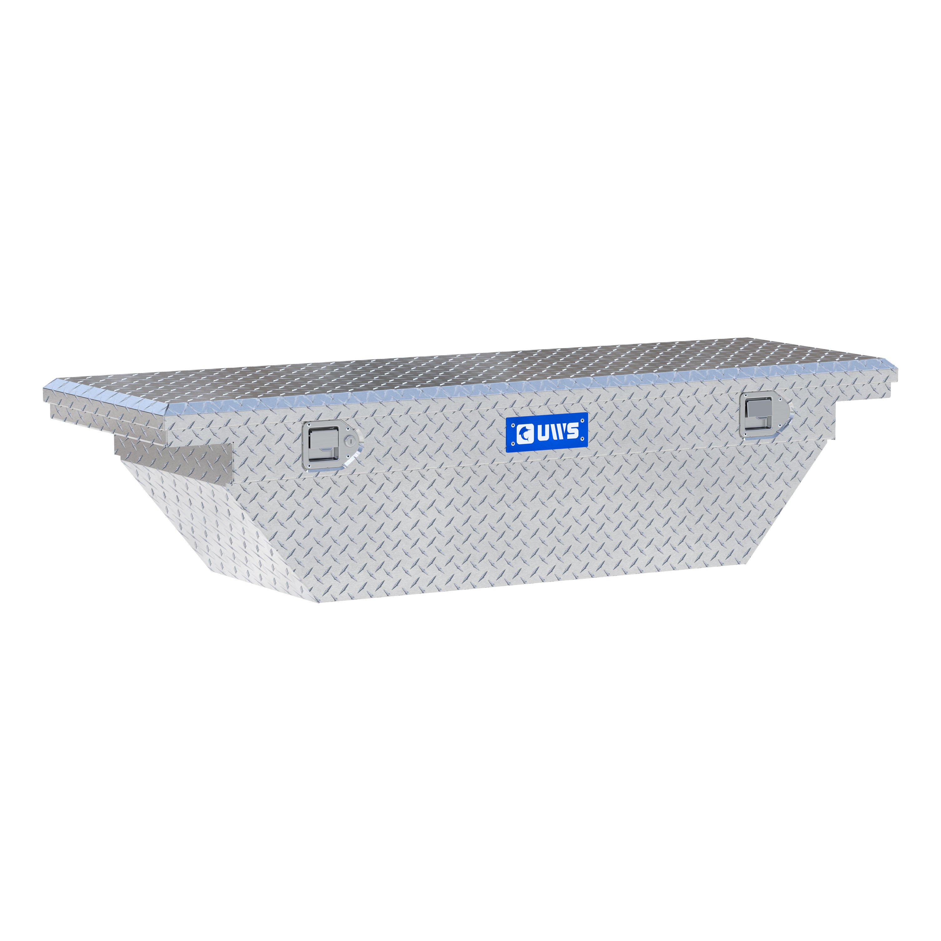 UWS Bright Aluminum 60" Angled Crossover Tool Box with Low Profile (Heavy Packaging) EC10191 thumbnail 0