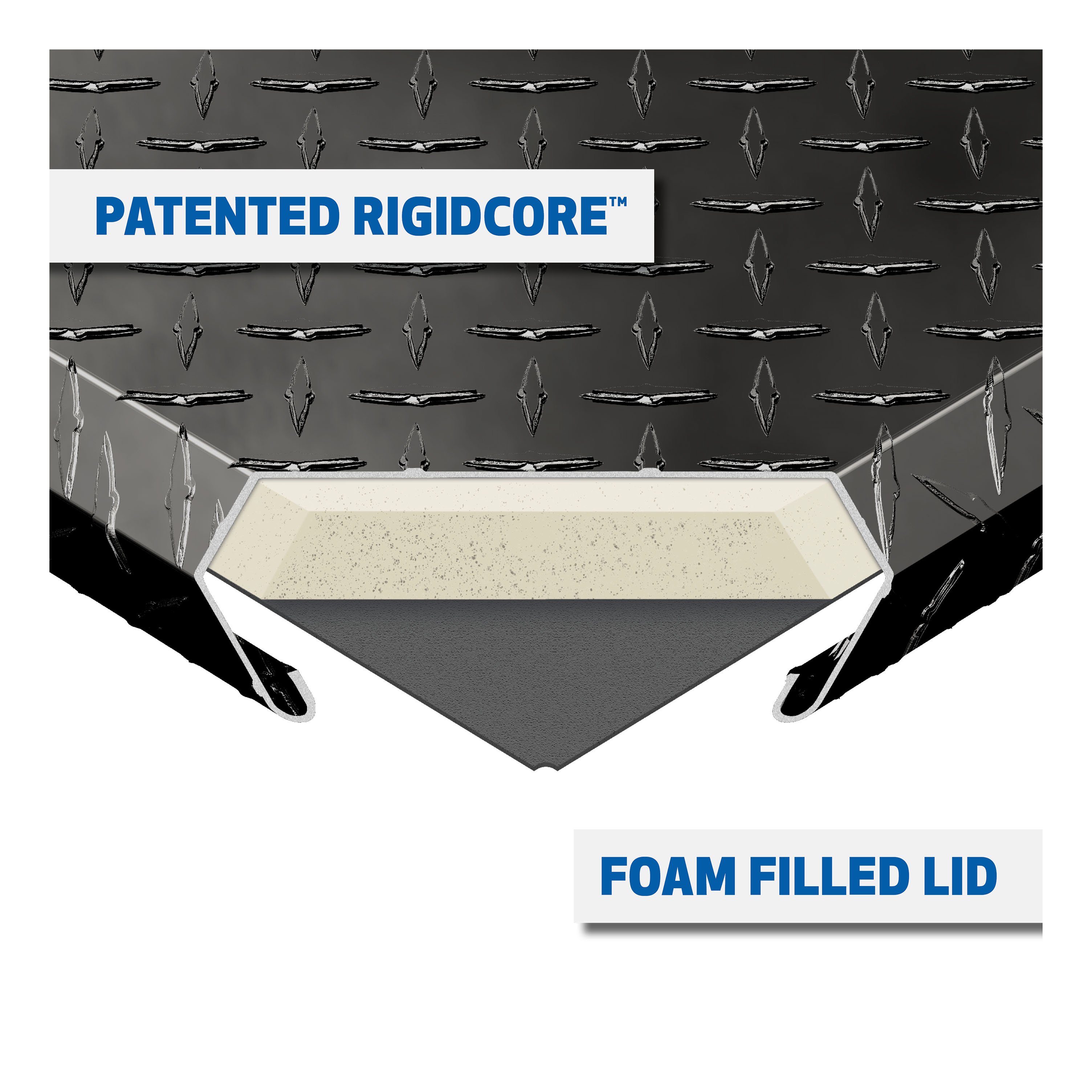 UWS Gloss Black Aluminum 36" Foot Locker FOOT-LOCKER-BLK thumbnail 5