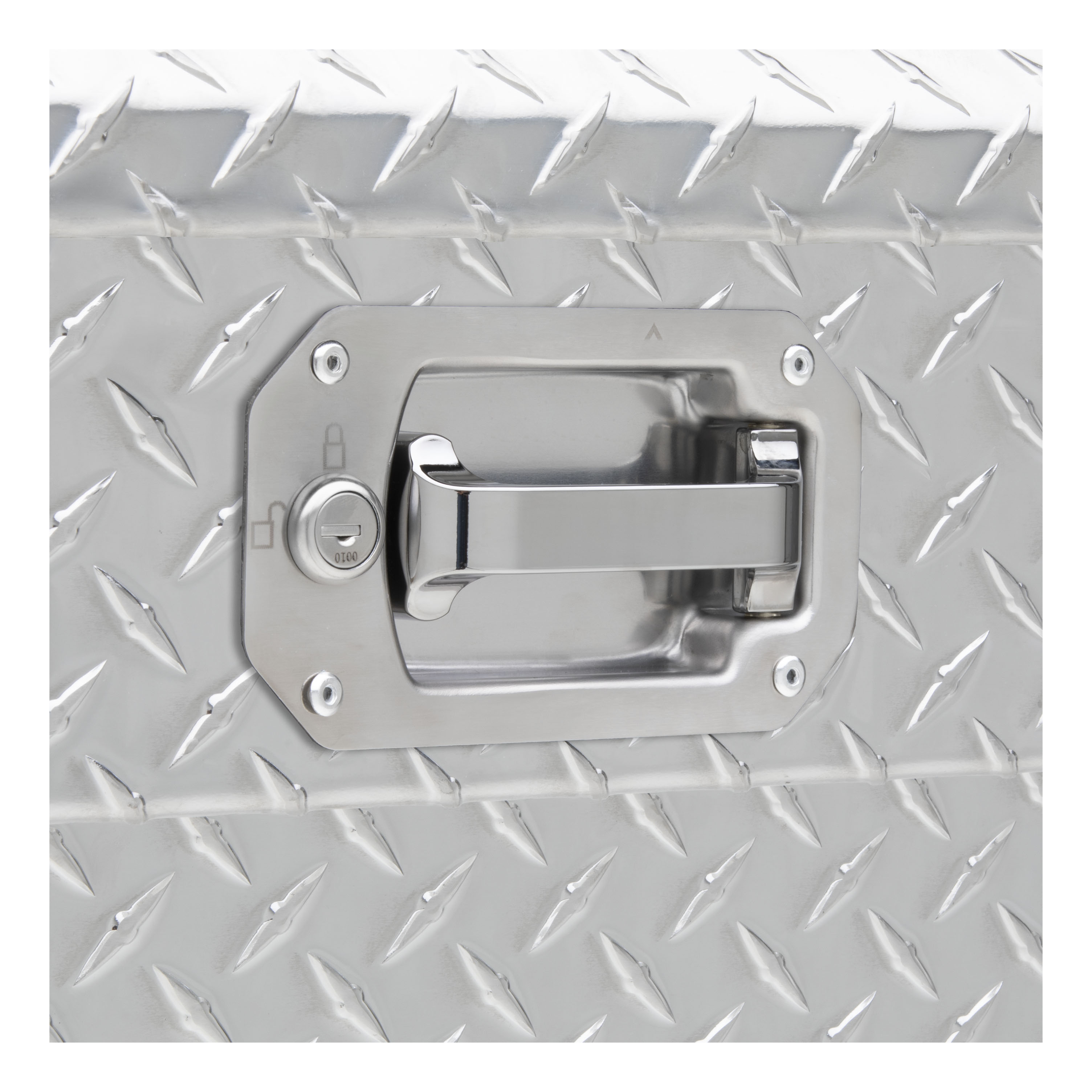 UWS Bright Aluminum 69" Crossover Truck Tool Box with Pull Handles (Heavy Packaging) EC10481 thumbnail 3
