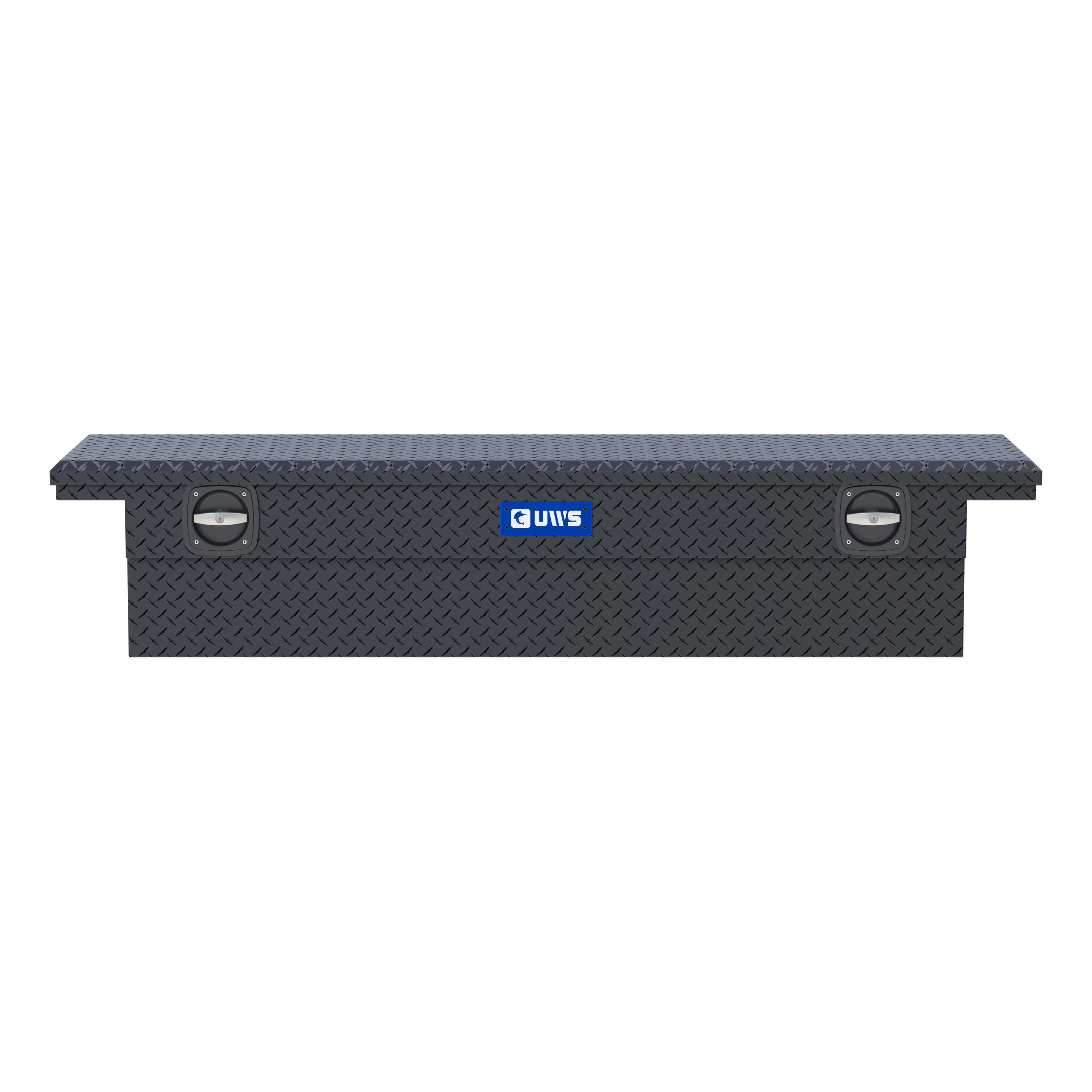 UWS EC50010 Truck Tool Box 72-Inch Matte Black Aluminum with Secure Lock, RigidCore Lid, Dual-Locking Handles thumbnail 1