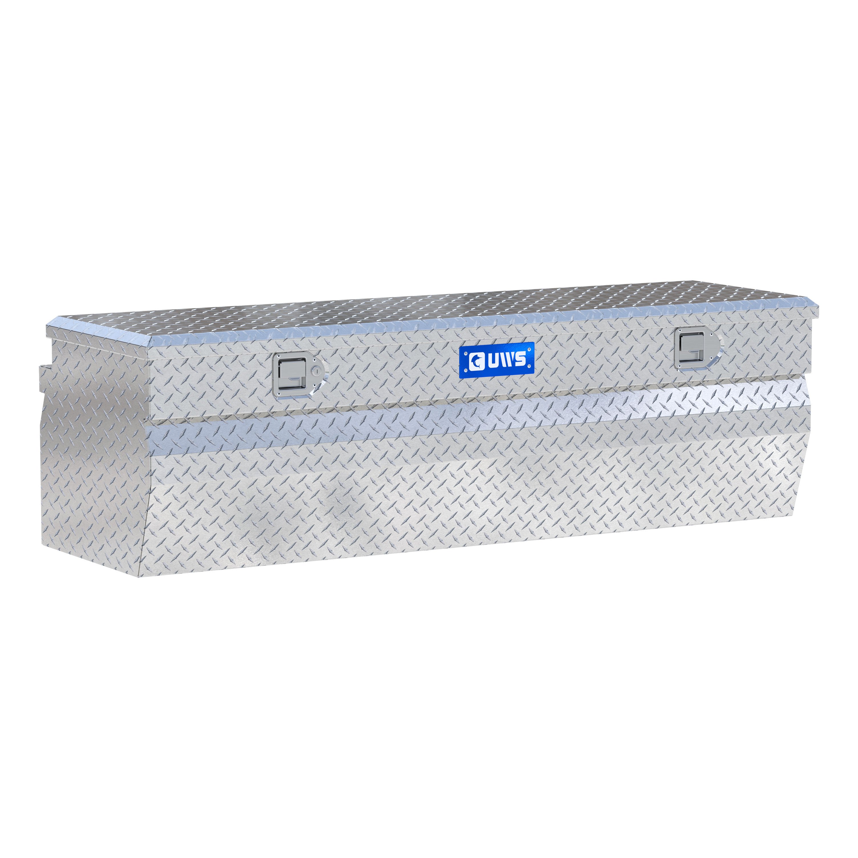 UWS Bright Aluminum 60" Wedge Utility Chest Box (Heavy Packaging) EC20351 thumbnail 0