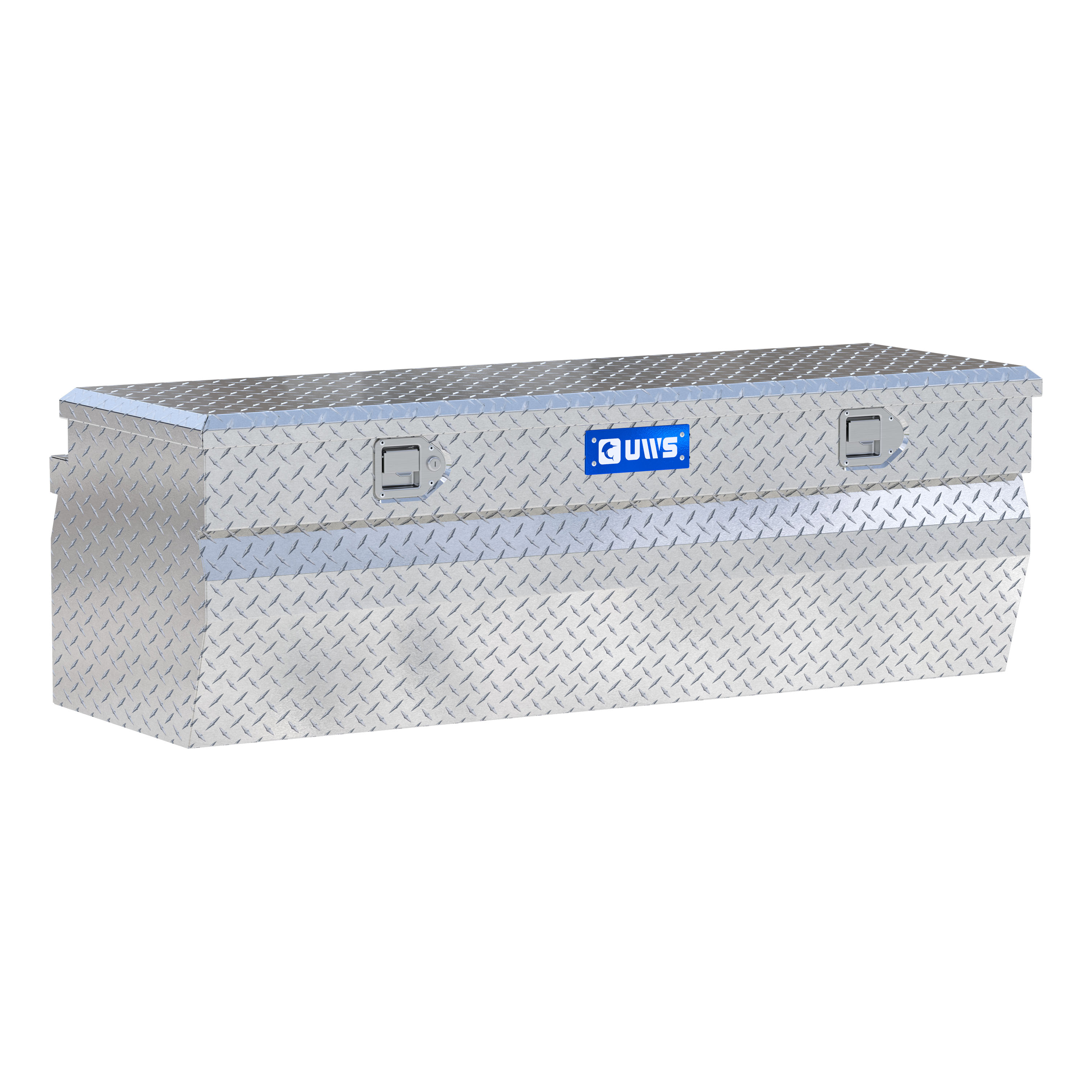 UWS Bright Aluminum 55" Wedge Utility Chest Box (Heavy Packaging) EC20291 thumbnail 0