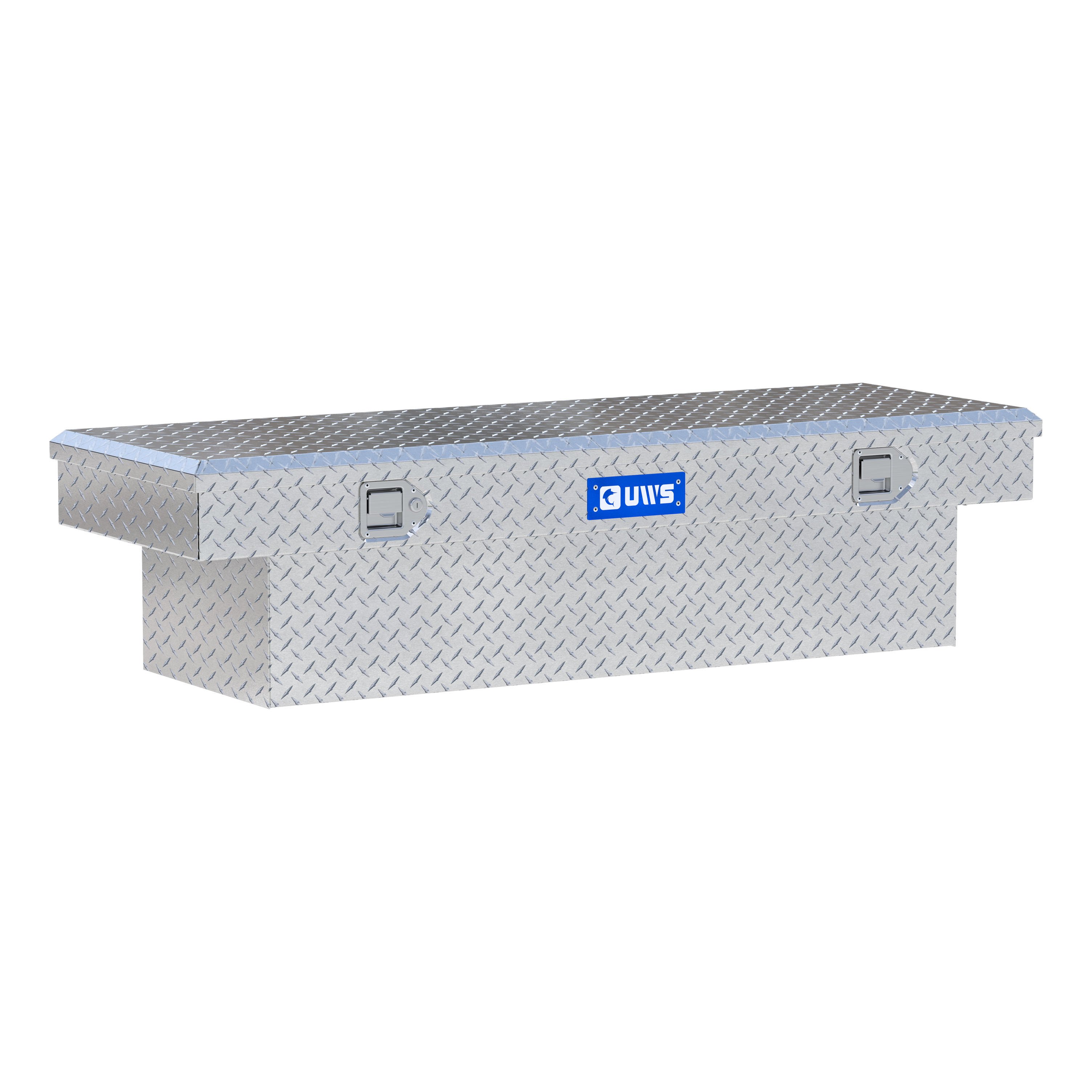 UWS Bright Aluminum 58" Crossover Truck Tool Box with Low Profile (Heavy Packaging) EC10141 thumbnail 0