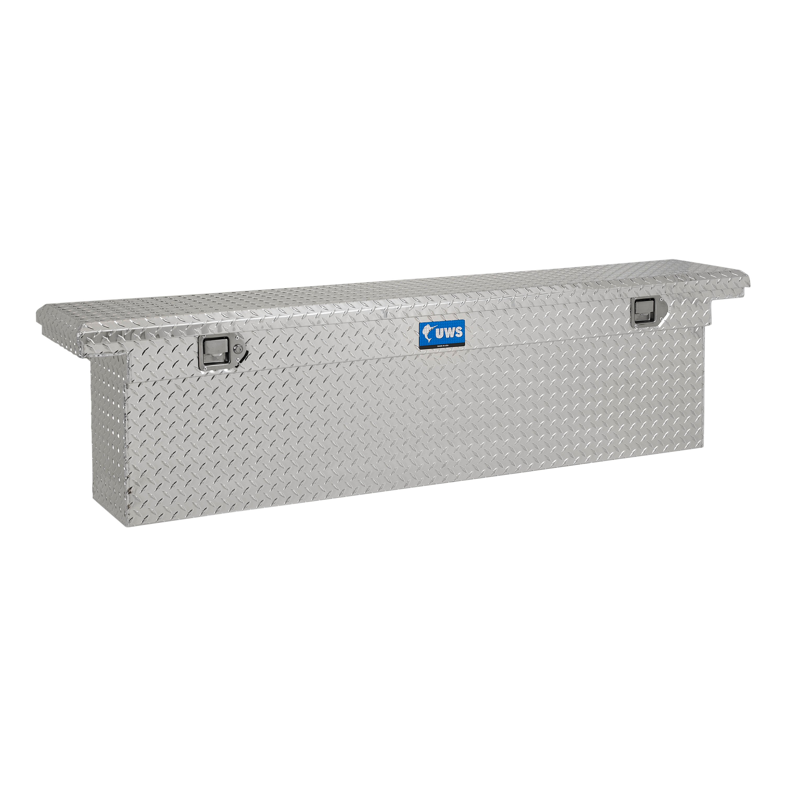 UWS Bright Aluminum 72" Deep Slim Truck Tool Box, Low Profile TBSD-72-SL-LP thumbnail 0