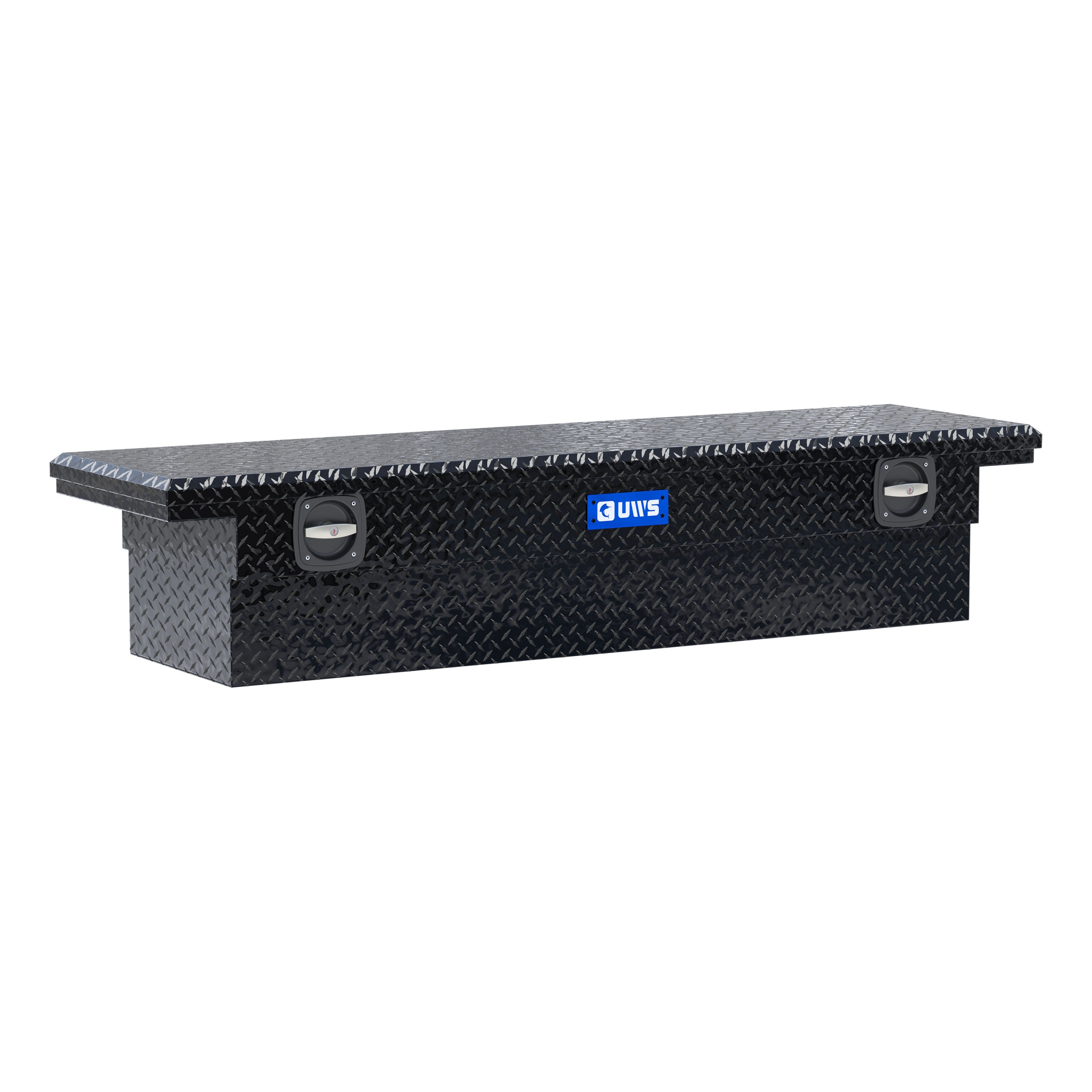 UWS Gloss Black 72" Secure Lock Truck Tool Box, Low Profile SL-72-LP-BLK thumbnail 0