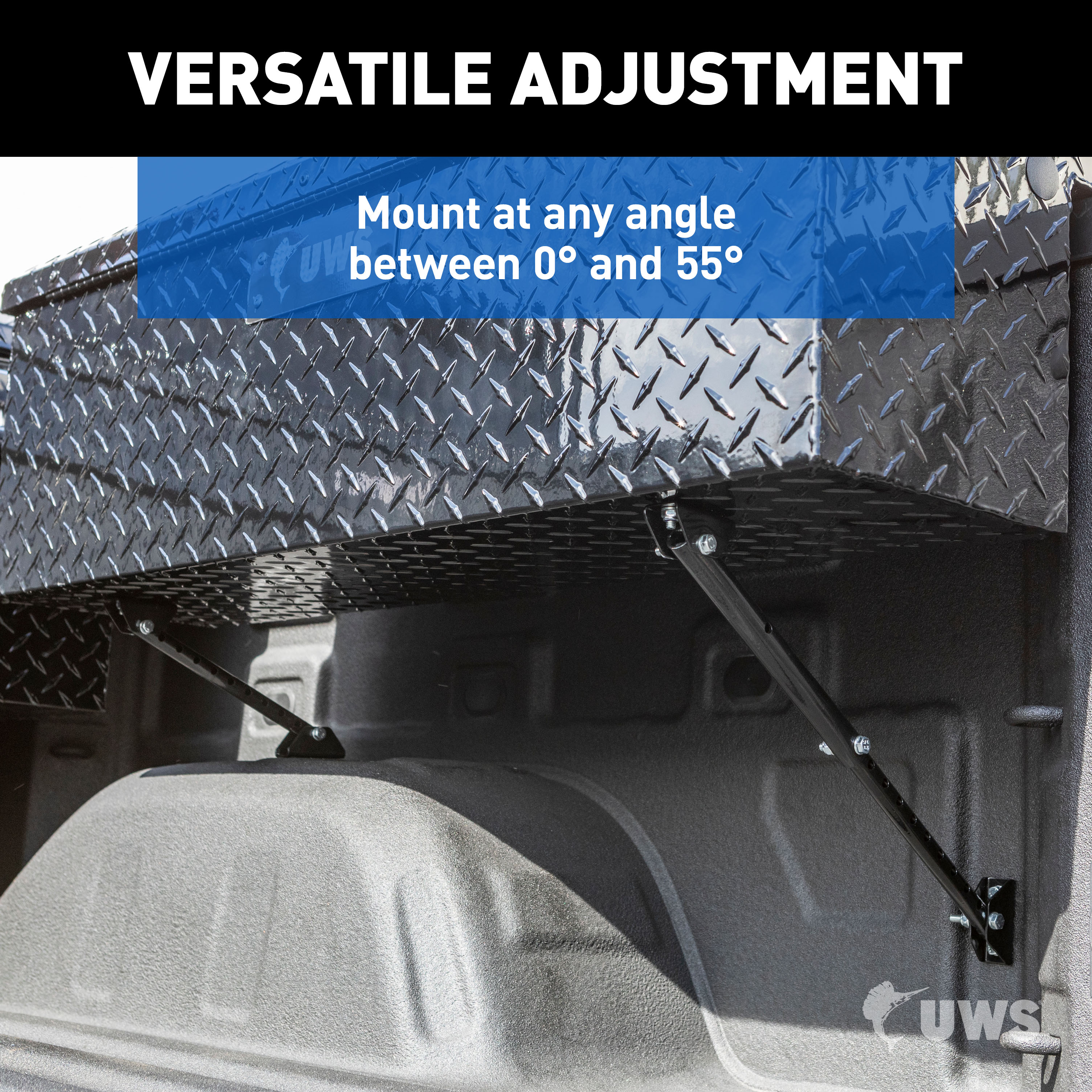 UWS Adjustable Universal Legs for Truck Side Boxes TBSM-MK2 thumbnail 5