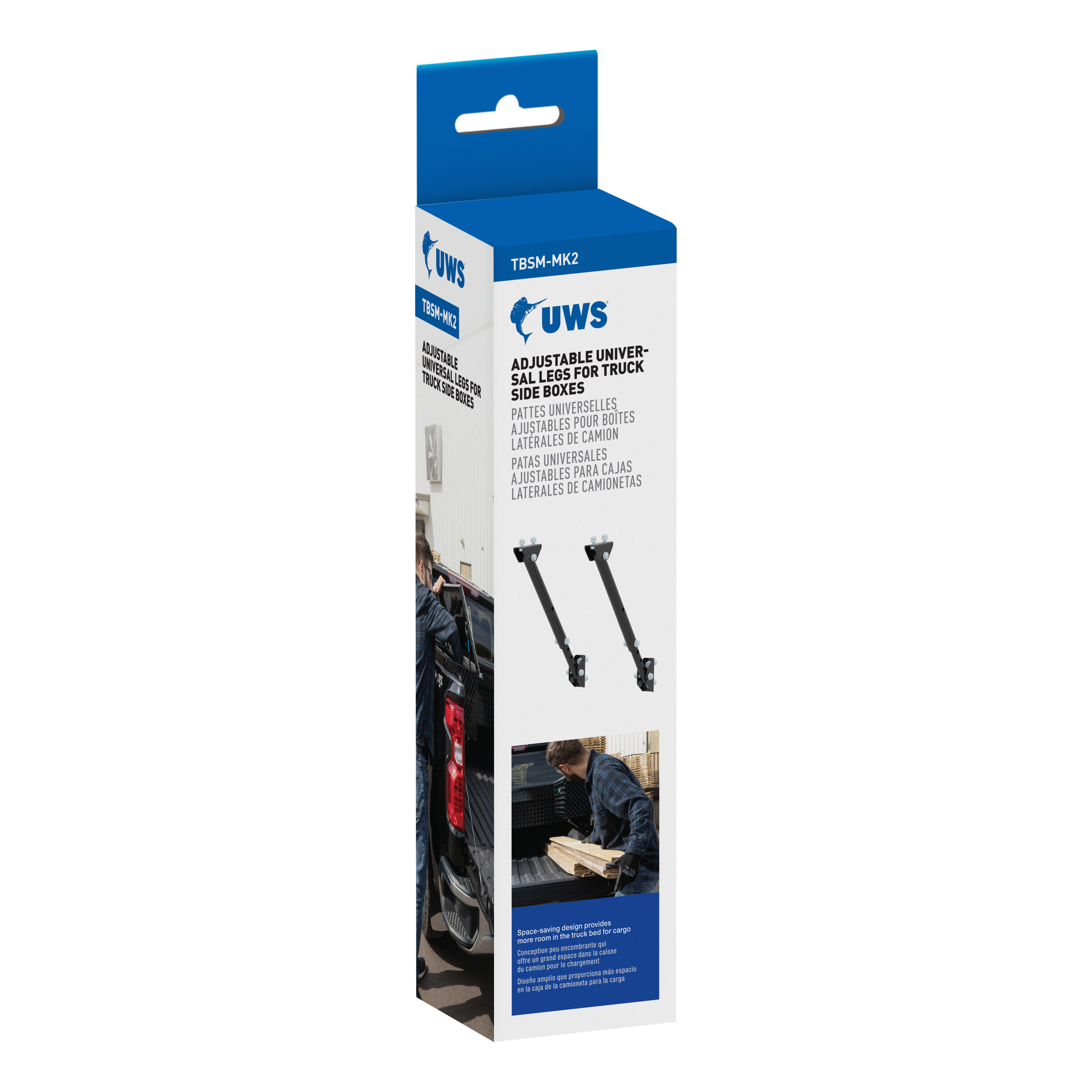 UWS Adjustable Universal Legs for Truck Side Boxes TBSM-MK2 thumbnail 6