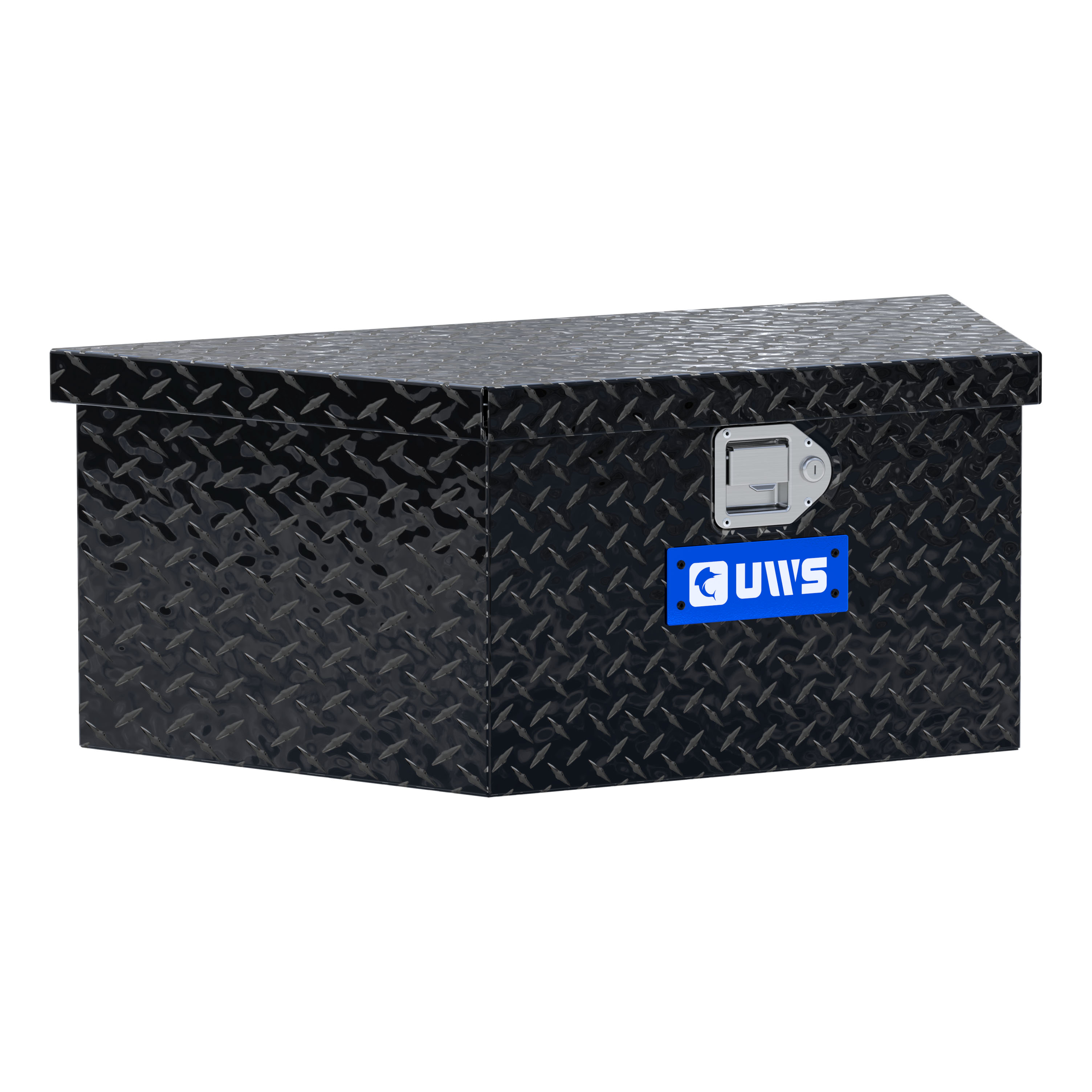 UWS Gloss Black Aluminum 34" Trailer Tongue Box with Low Profile (Heavy Packaging) EC20422 thumbnail 0