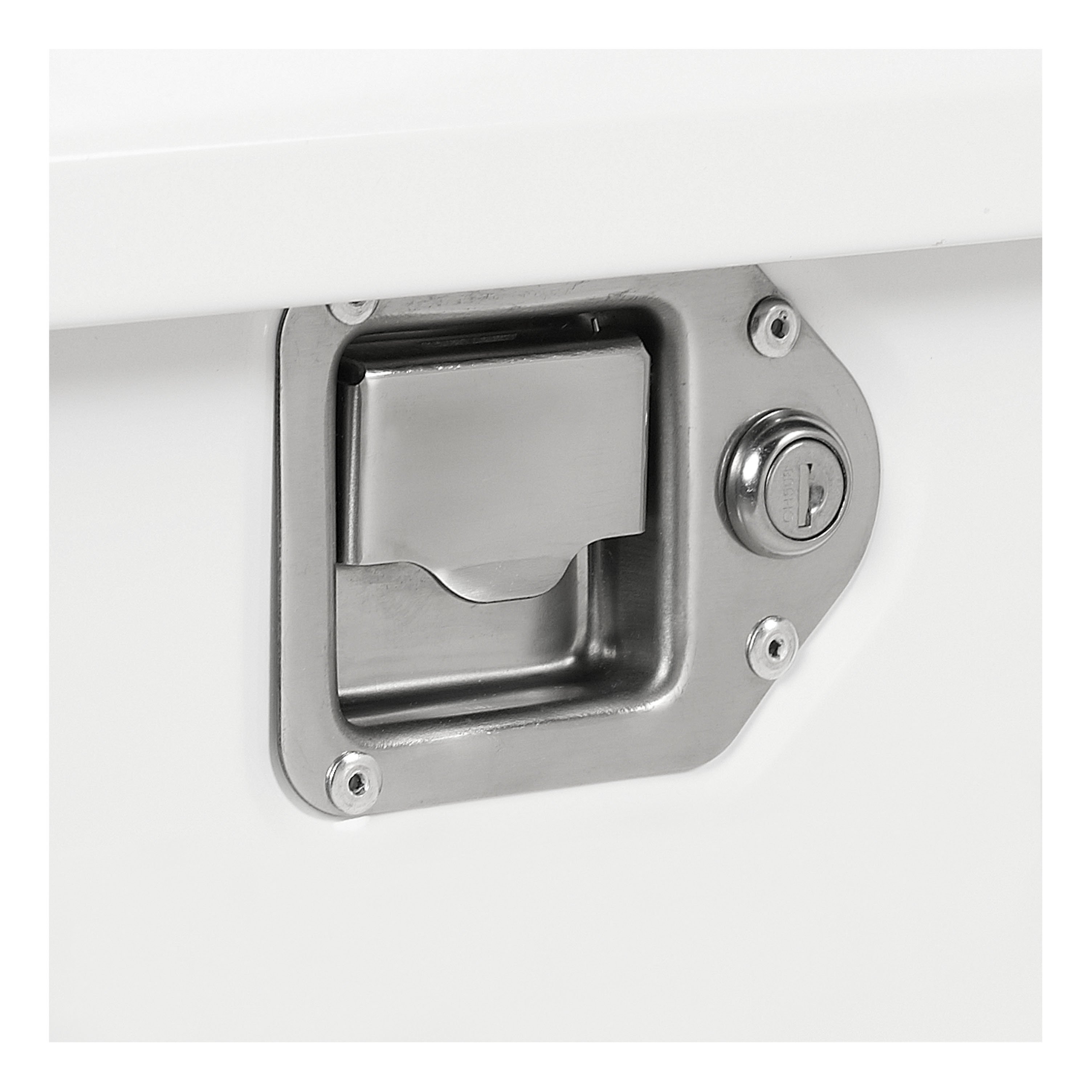 UWS White Hammerhead-Style 100-Gallon Steel-Aluminum Combo Transfer Tank ST-100HH-CB-W thumbnail 2