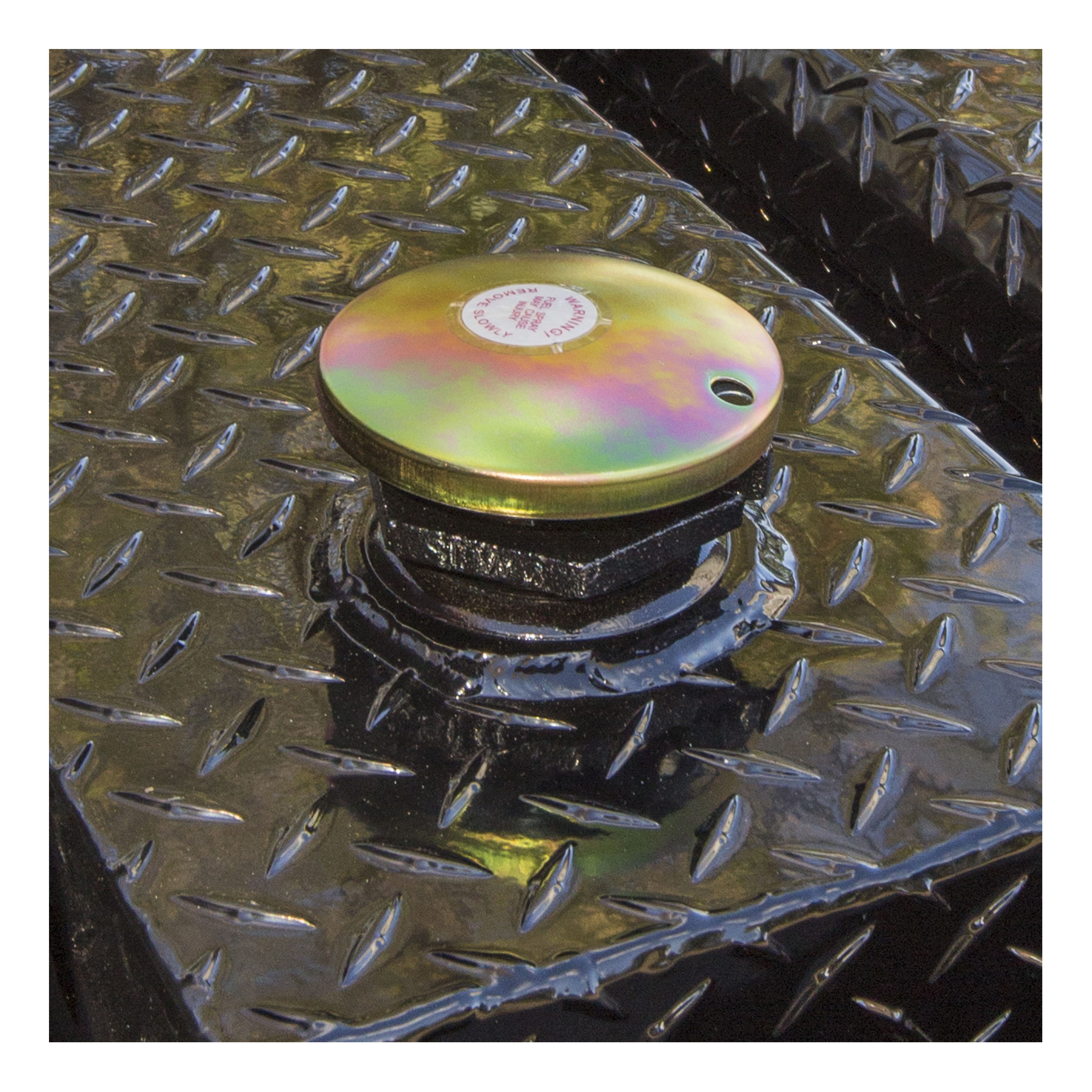 UWS Gloss Black 85-Gallon L-Shape Aluminum Transfer Tank TT-85-L-T-P-BLK thumbnail 2