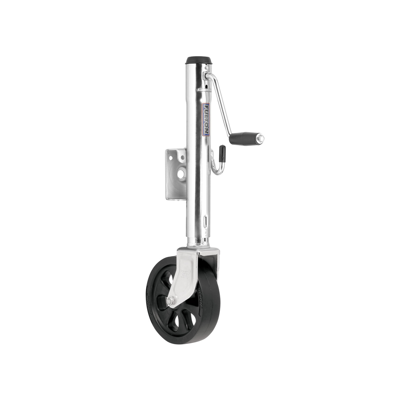 Fulton Marine Trailer Jack, 1,200 lbs. Lift Capacity, Side Wind, Weld-On Side Mount, 10 in. Travel FLXP100W0301
