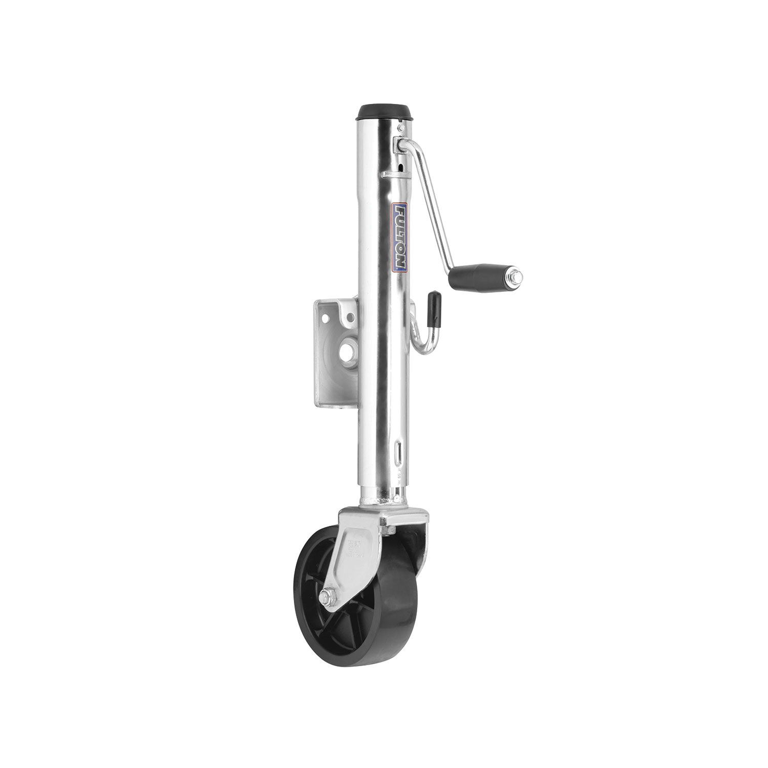 Fulton Marine Trailer Jack, 1,200 lbs. Lift Capacity, Side Wind, Weld-On Side Mount, 10 in. Travel FLXP10WC0301
