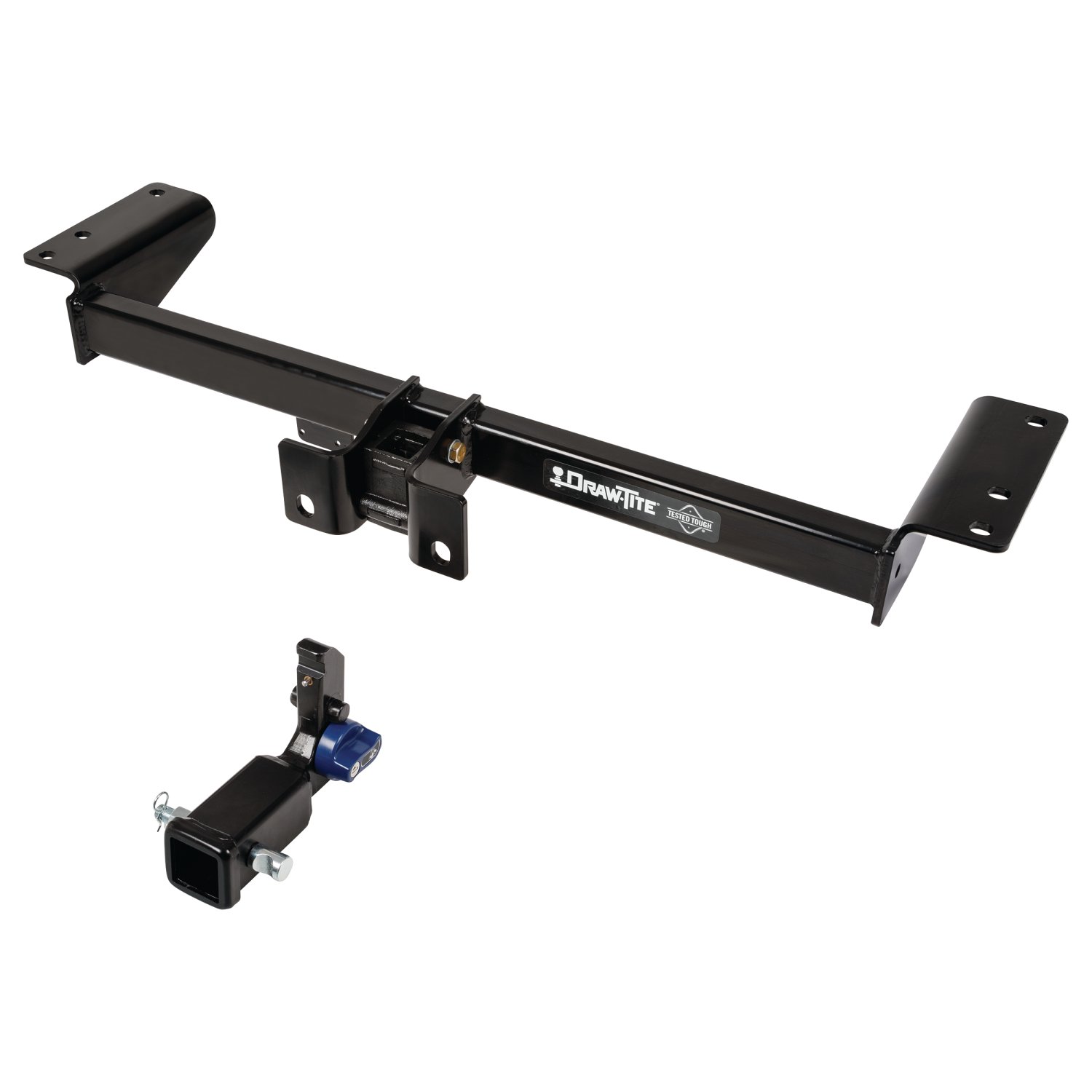 Draw-tite Hidden Hitch® Completely Hidden Trailer Hitch 2" Removable Receiver, Black for Select Cadillac XT5 76924 thumbnail 0