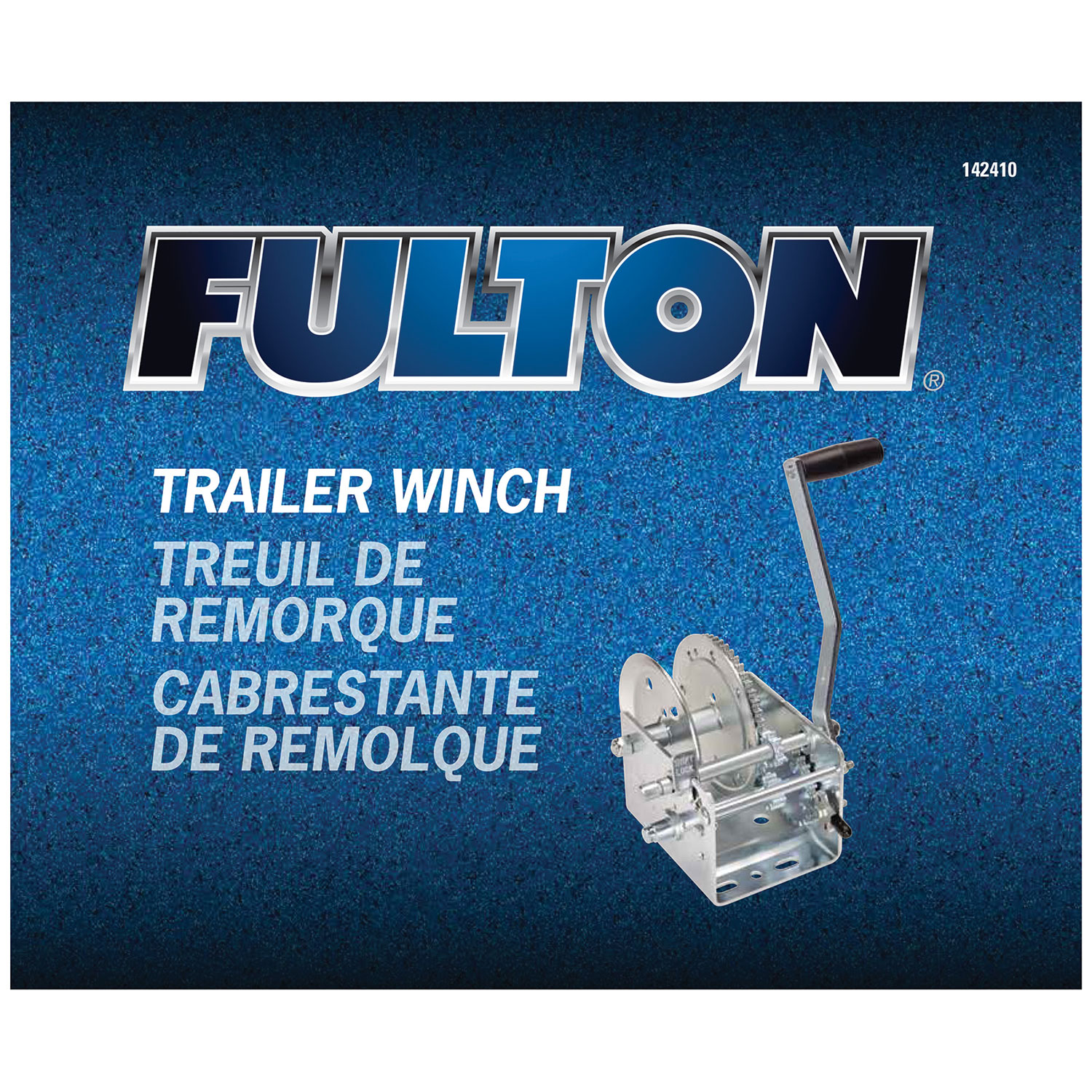 Fulton Trailer Winch, Two-Speed, 2,600 lbs. Capacity, No Strap FL142410 thumbnail 5