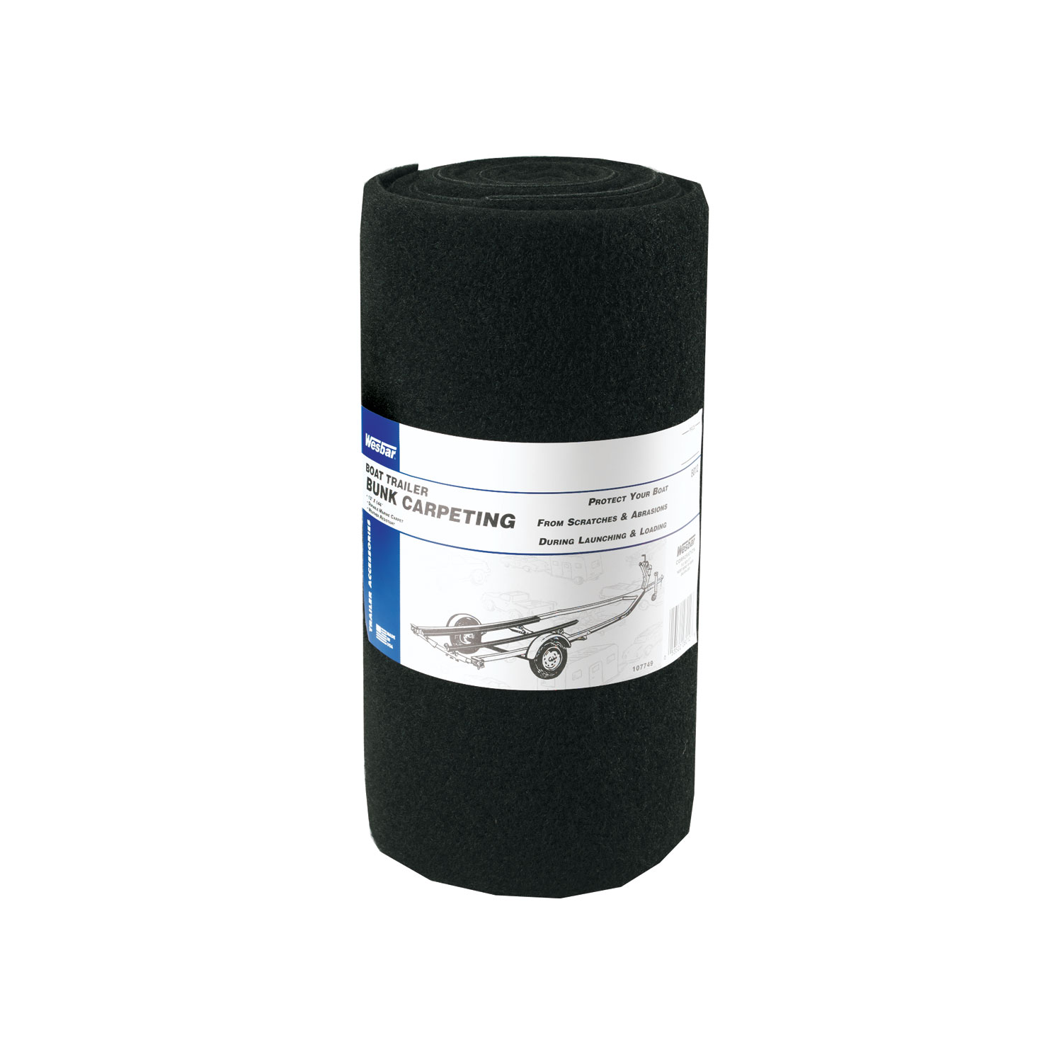 Fulton Marine Trailer Accessory, Bunk Carpeting, 12 in. x 144 in. thumbnail 0
