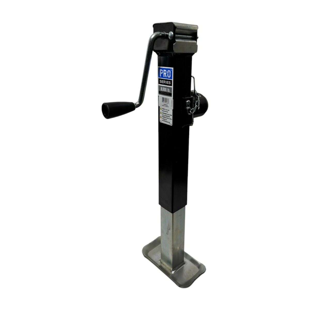 Pro Series 8K 1400860383 Square Side-Mount Trailer Jack, 8,000 lbs. Capacity - Sidewind, 10" Travel thumbnail 0