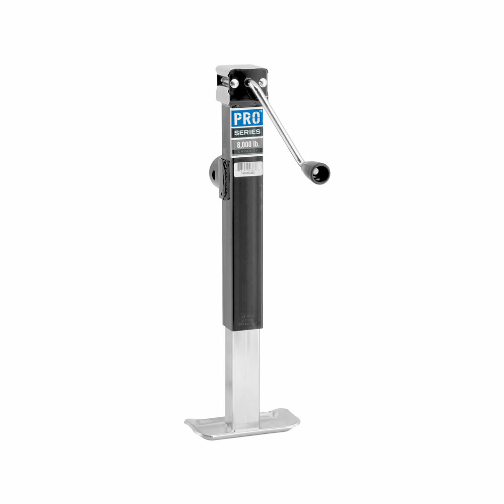 Pro Series 8K 1400860383 Square Side-Mount Trailer Jack, 8,000 lbs. Capacity - Sidewind, 10" Travel thumbnail 1