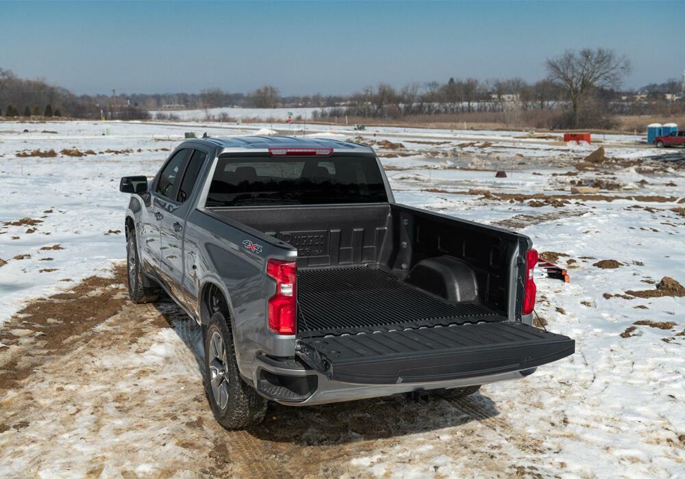 13-25 Ram 3500 8'2" Bed - Rugged Liner Under Rail Bedliner w/ TG Spoiler w/o Cargo Light Truck Bed Liner D8U135 thumbnail 10