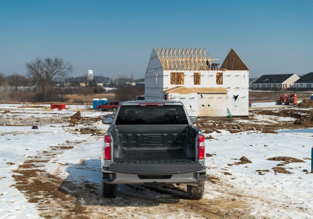 16-24 (19-23 Classic) Ram 1500/16-24 2500/3500 6' 4" Bed - Rugged Liner Under Rail Bedliner w/ TG Spoiler w/ Cargo Light D65U16 thumbnail 9