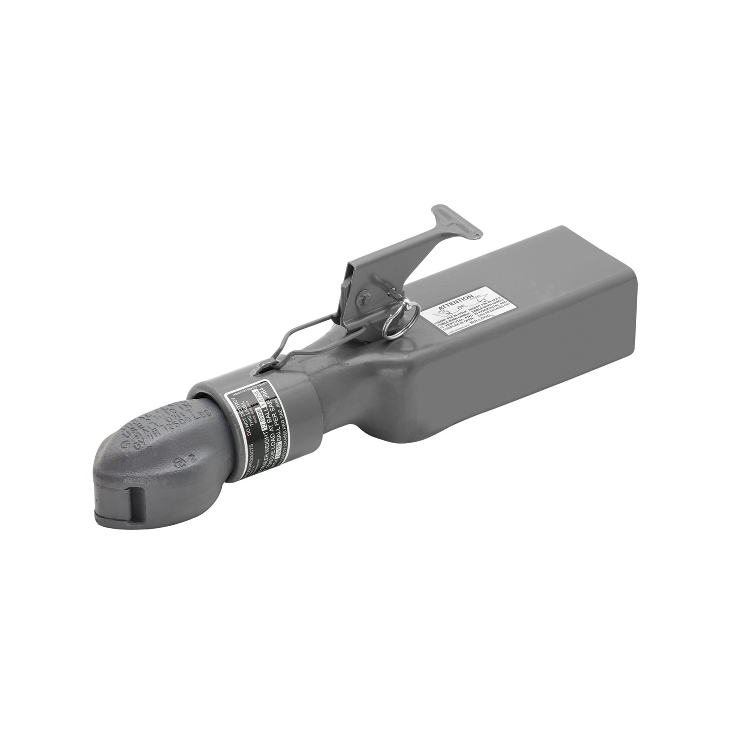 Bulldog 12,500 lbs Collar-Lok  Straight Coupler, 2-5/16 in. Diameter, 3 in. Channel Width BD028462 thumbnail 0