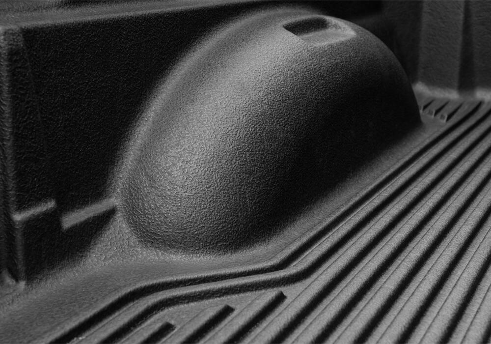 15-20(21-23w/oProPwrOnbrd) Ford F150 5'7" Bed -  Rugged Liner Under Rail Bedliner w/ Sqr Tie-Down Holes Truck Bed Liner  F55U15 thumbnail 8