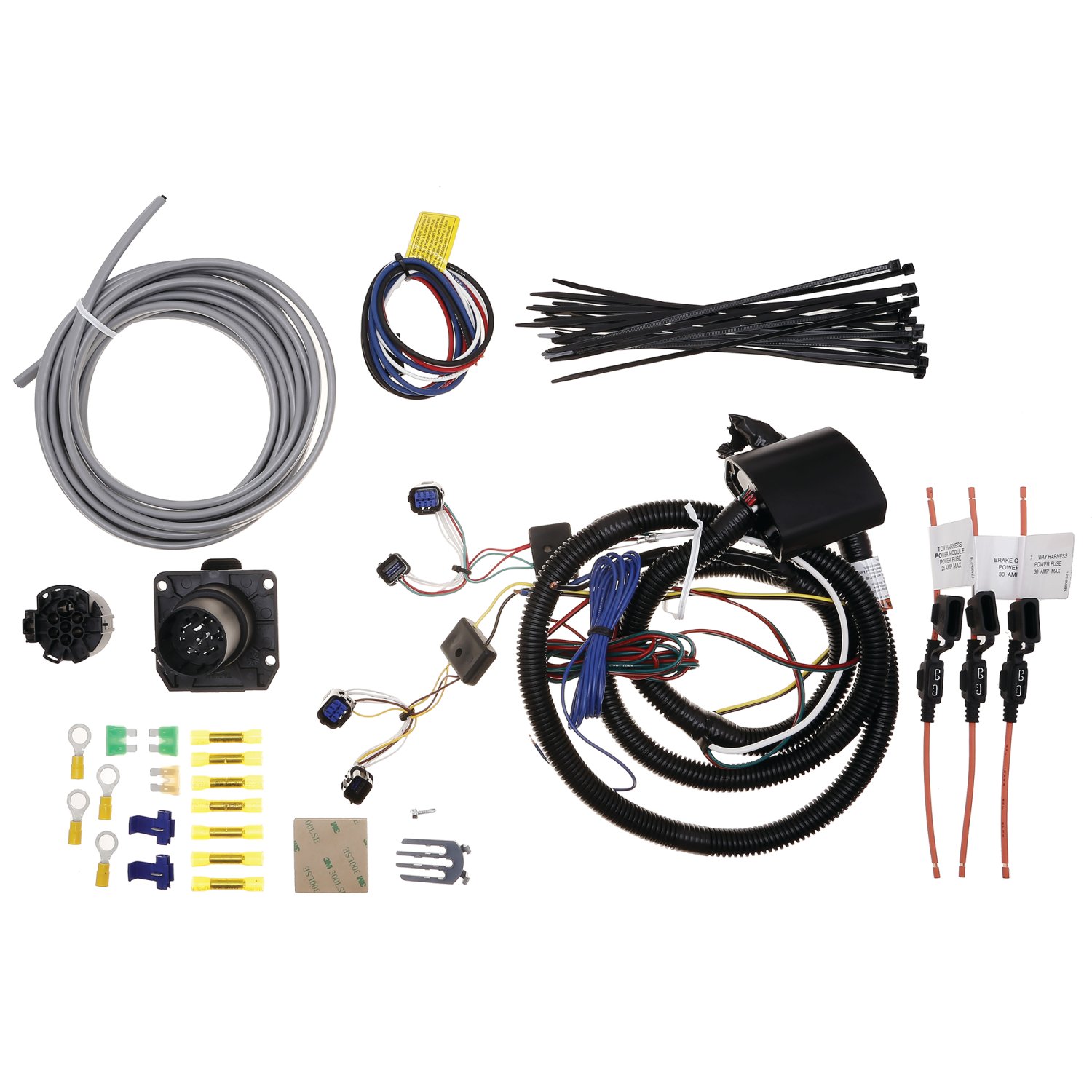Tekonsha Tow Custom Harness, 7-Way Complete Kit 22133 thumbnail 0