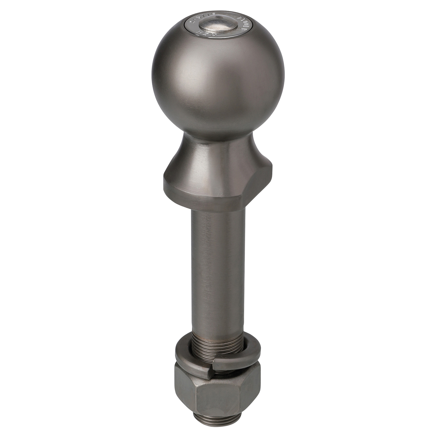 Reese Tactical  Clevis Trailer Hitch Ball, 2-5/16 in. Diameter, 7,500 lbs. Capacity, 1-1/4 in. Shank Dia, 5 in. Shank Length, Pewter thumbnail 0