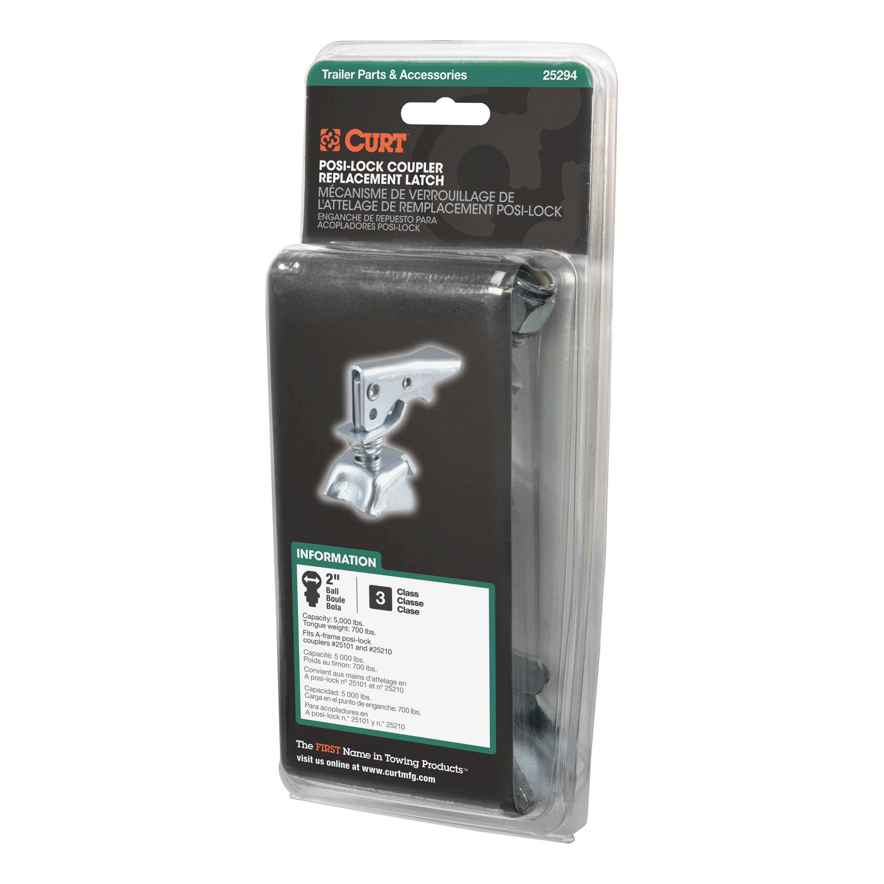 CURT Replacement 2" Posi-Lock Coupler Latch for A-Frame Couplers Trailer Hitch thumbnail 6