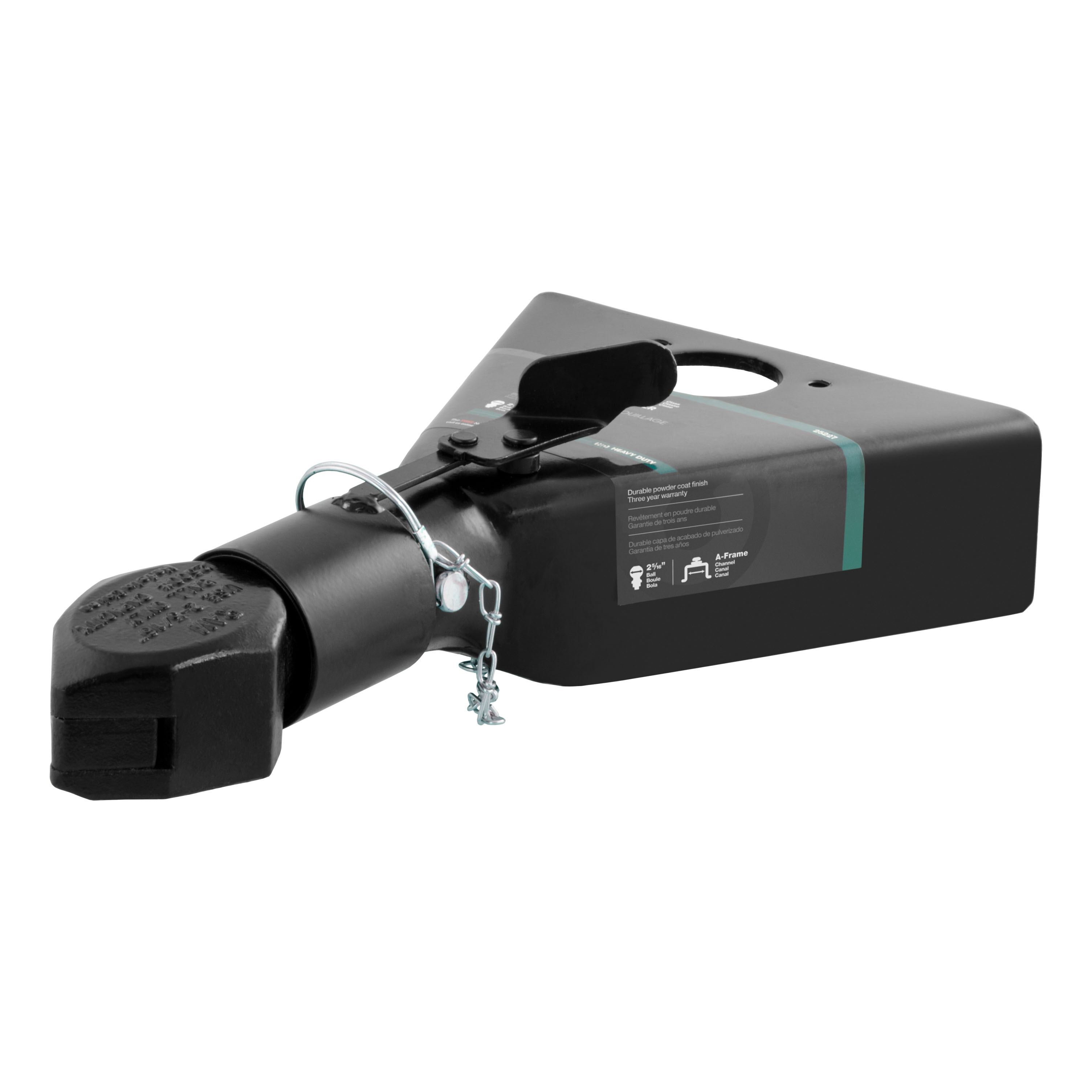 CURT 12,500 lbs 2-5/16" A-Frame Coupler with Sleeve-Lock Black Trailer Hitch Coupler thumbnail 0