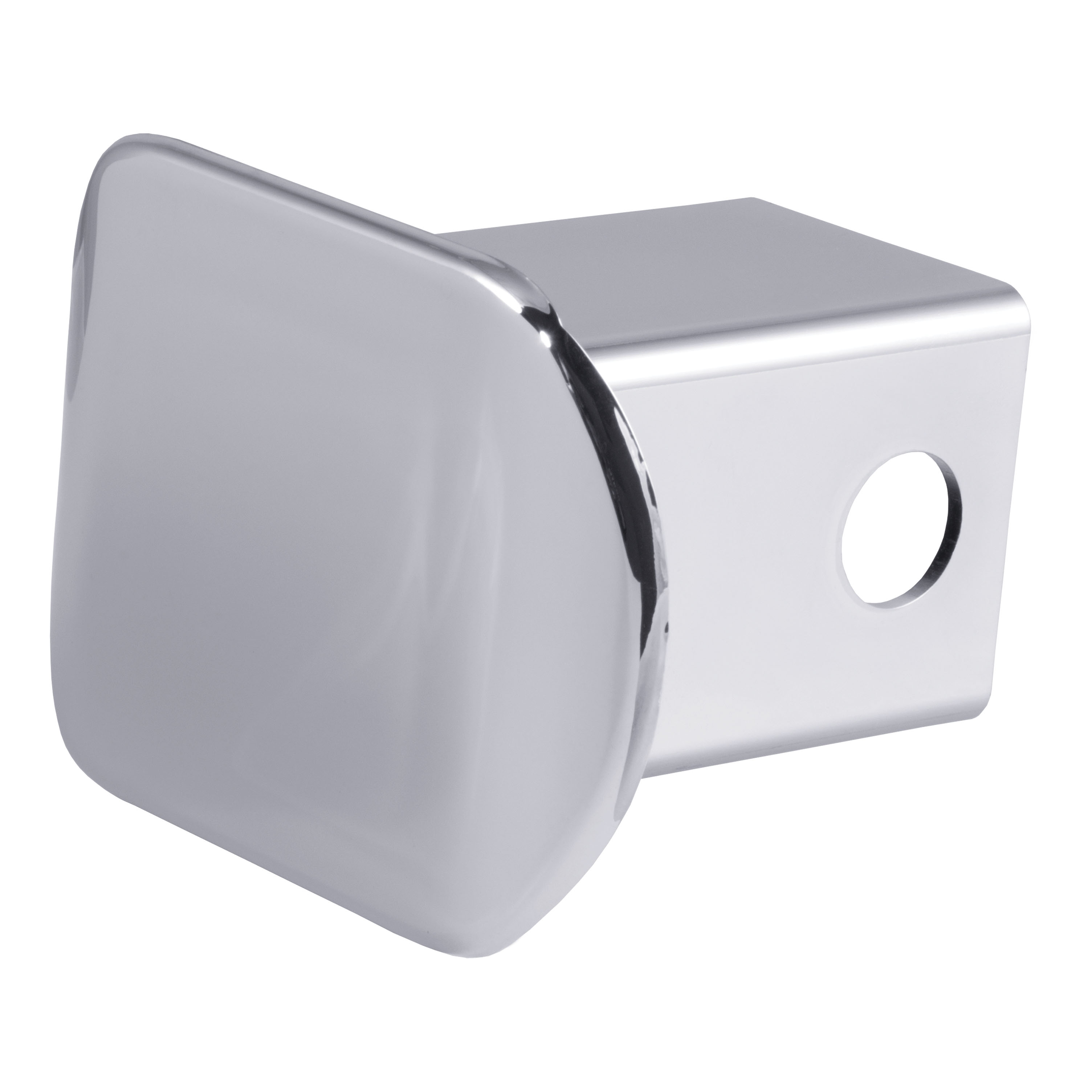 CURT 2" Chrome Plastic Hitch Tube Cover (Packaged) Trailer Hitch Cover thumbnail 1