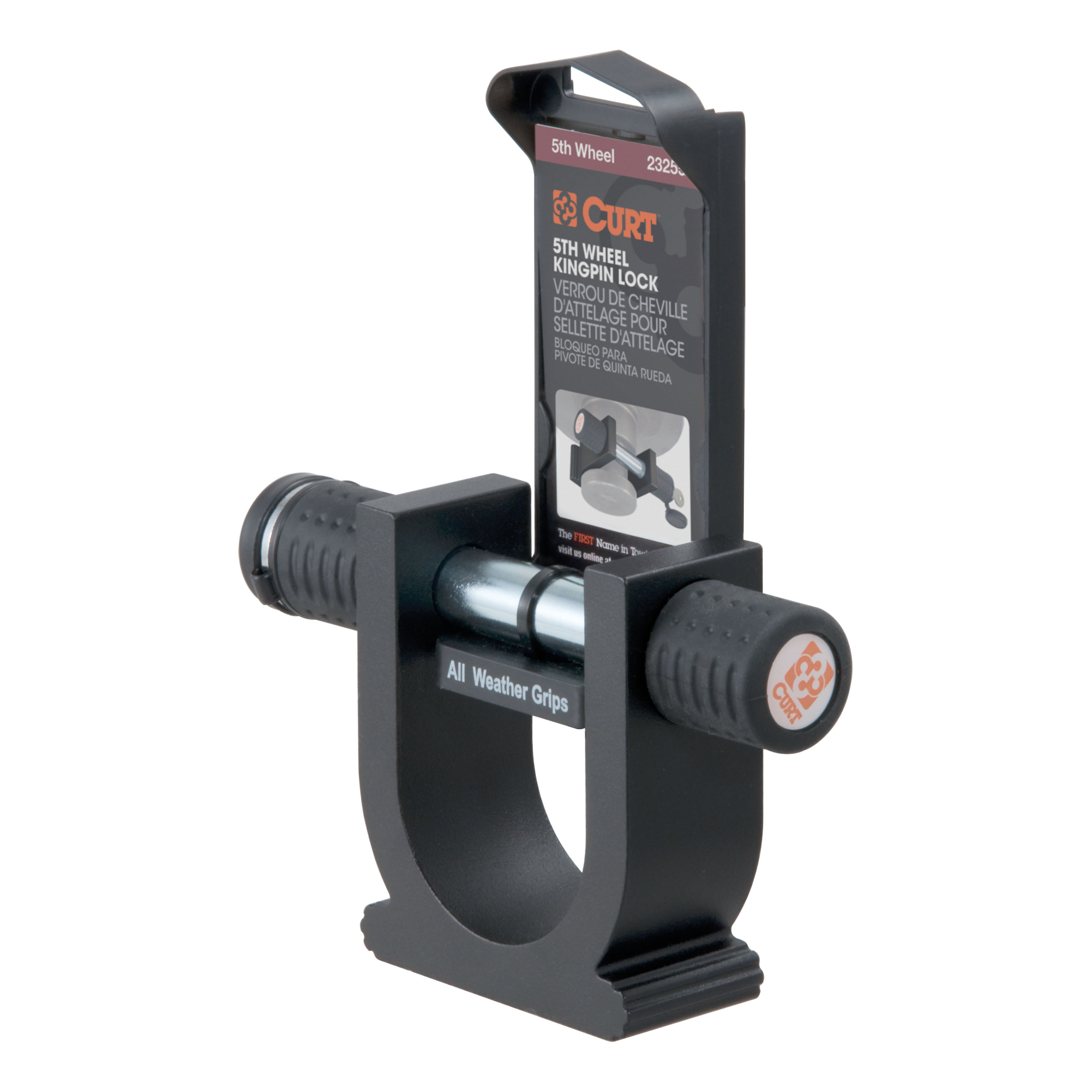CURT 5th Wheel Kingpin Lock (Fits 2" Diameter Kingpin) Fifth Wheel Trailer Hitch King Pin Lock thumbnail 6