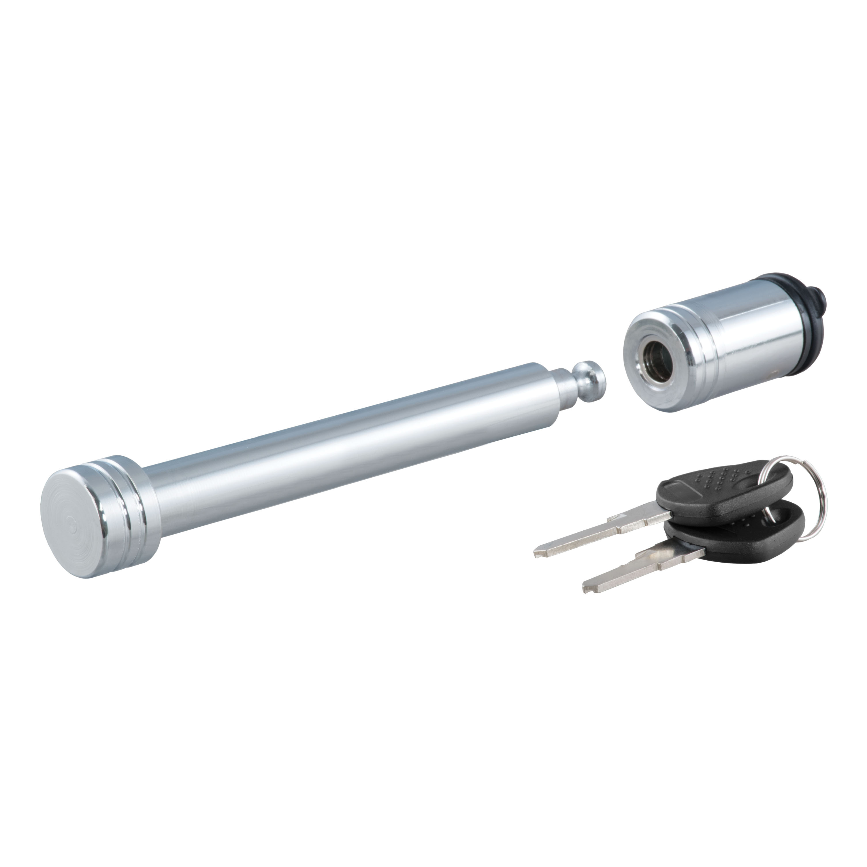CURT 5/8" Hitch Lock (3" Receiver, Barbell, Chrome) Trailer Hitch Lock thumbnail 0