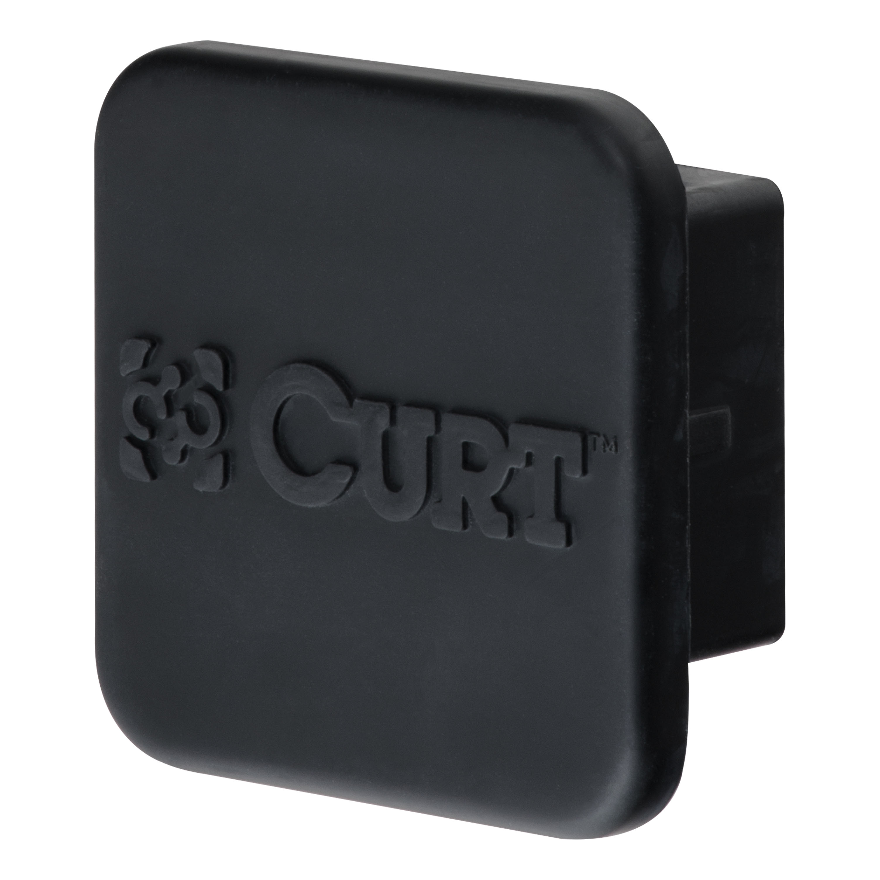 CURT 2" Rubber Hitch Tube Cover (Packaged) Trailer Hitch Cover thumbnail 1