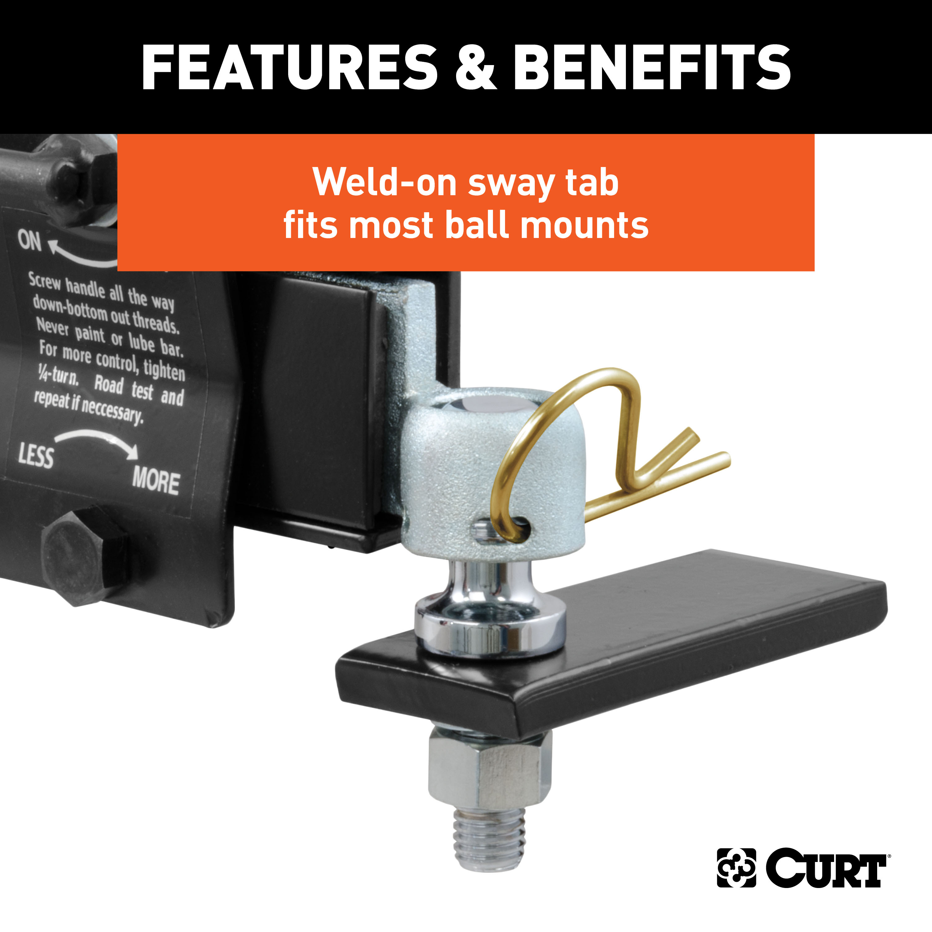 CURT Sway Control Kit Trailer Hitch thumbnail 3