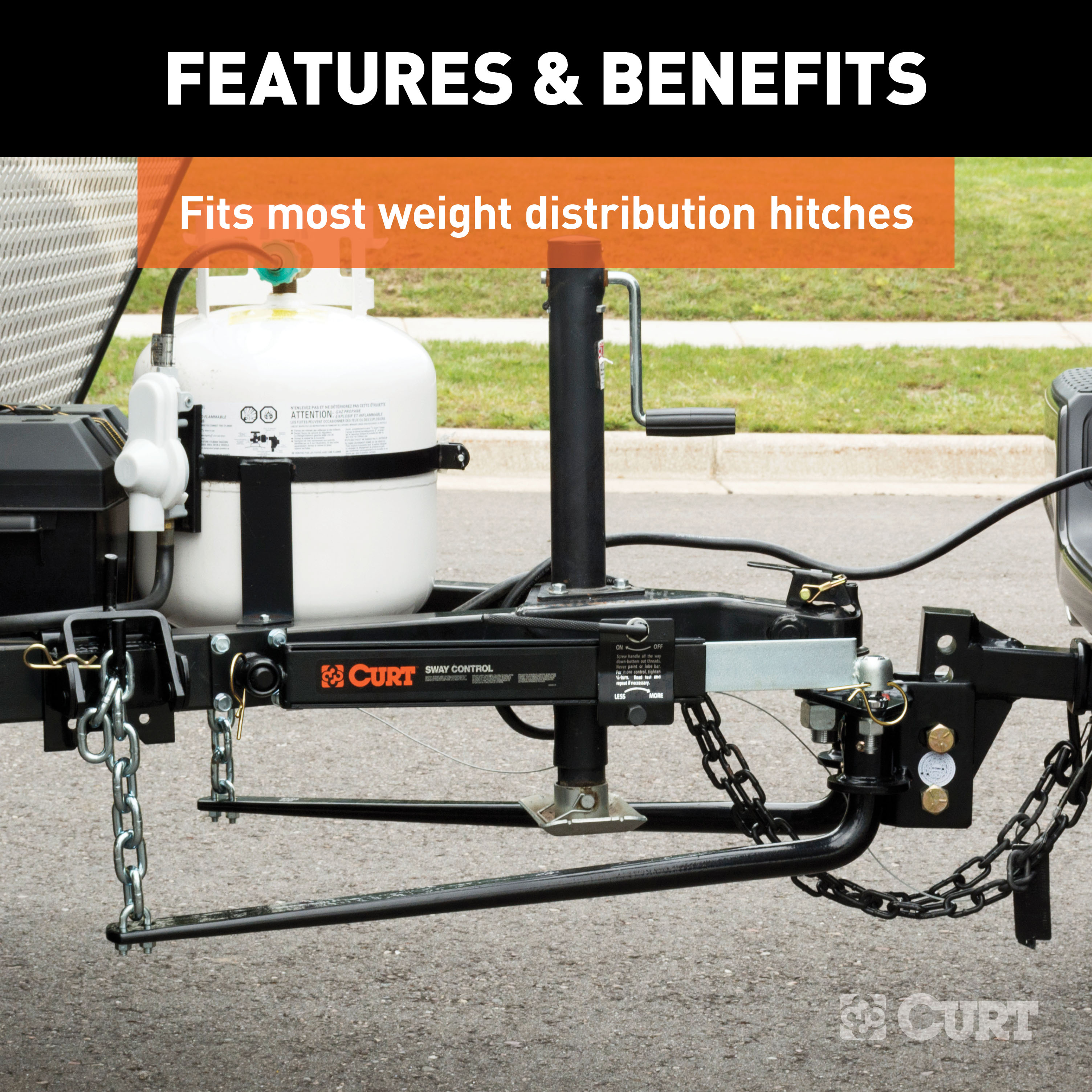 CURT Sway Control Kit Trailer Hitch thumbnail 4