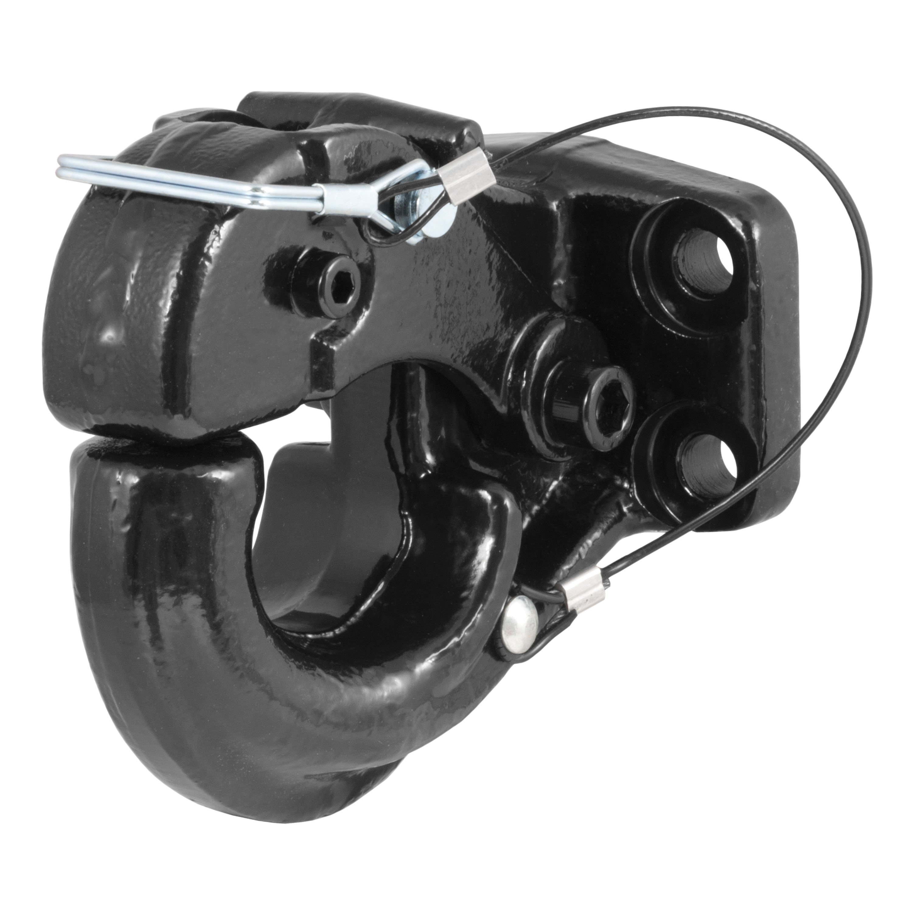 CURT Pintle Hook (10,000 lbs., 2-1/2" or 3" Lunette Rings) Trailer Hitch Pintle Hook Mount