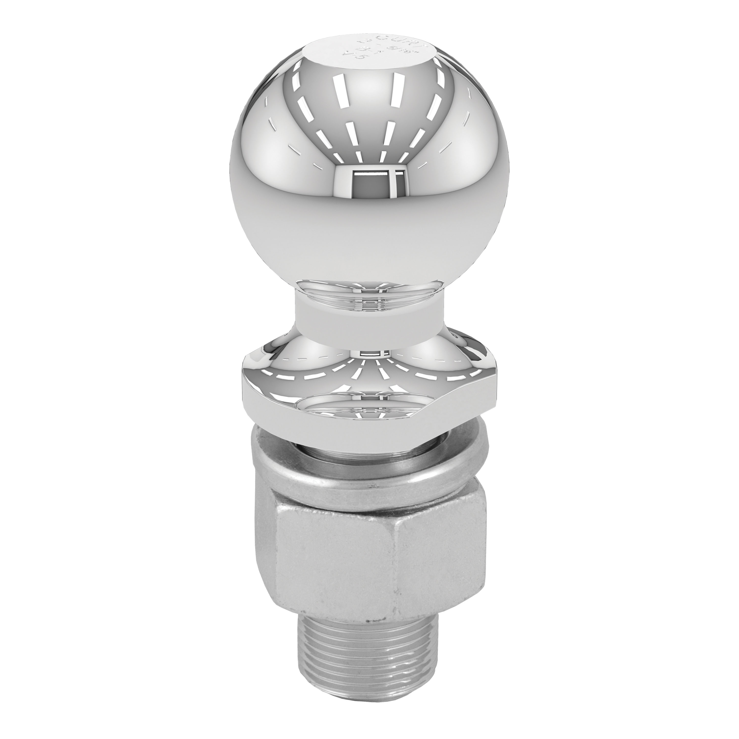 CURT 2-5/16" Trailer Ball (1-1/4" x 2-5/8" Shank, 10,000 lbs., Chrome) Trailer Hitch Ball thumbnail 0