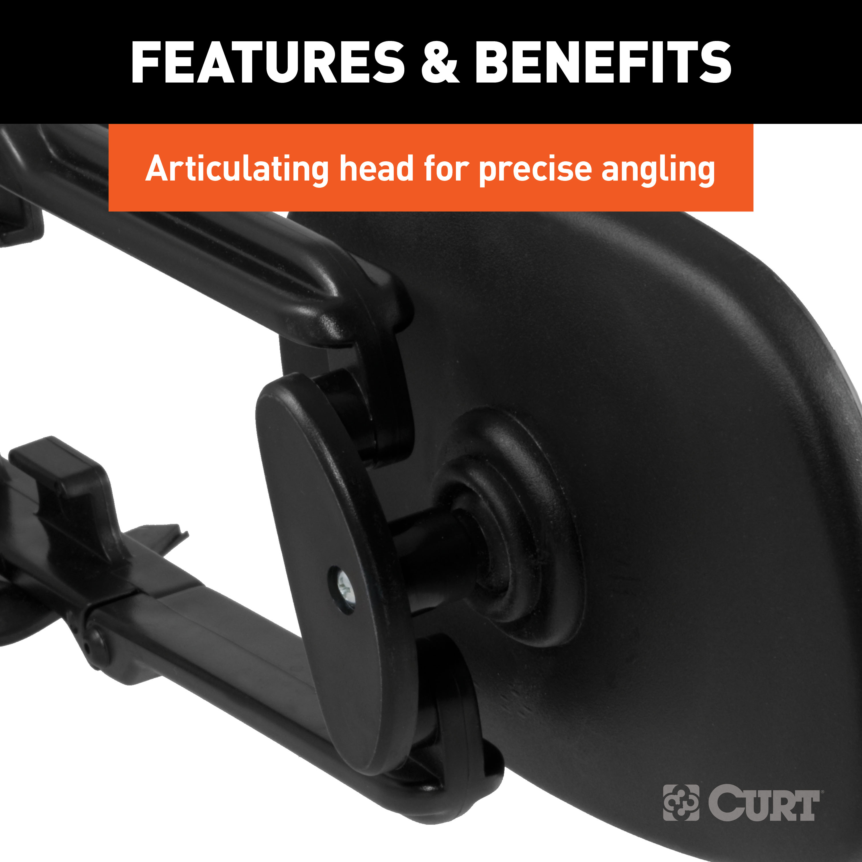 CURT Extended View Tow Mirror Towing Mirror thumbnail 3