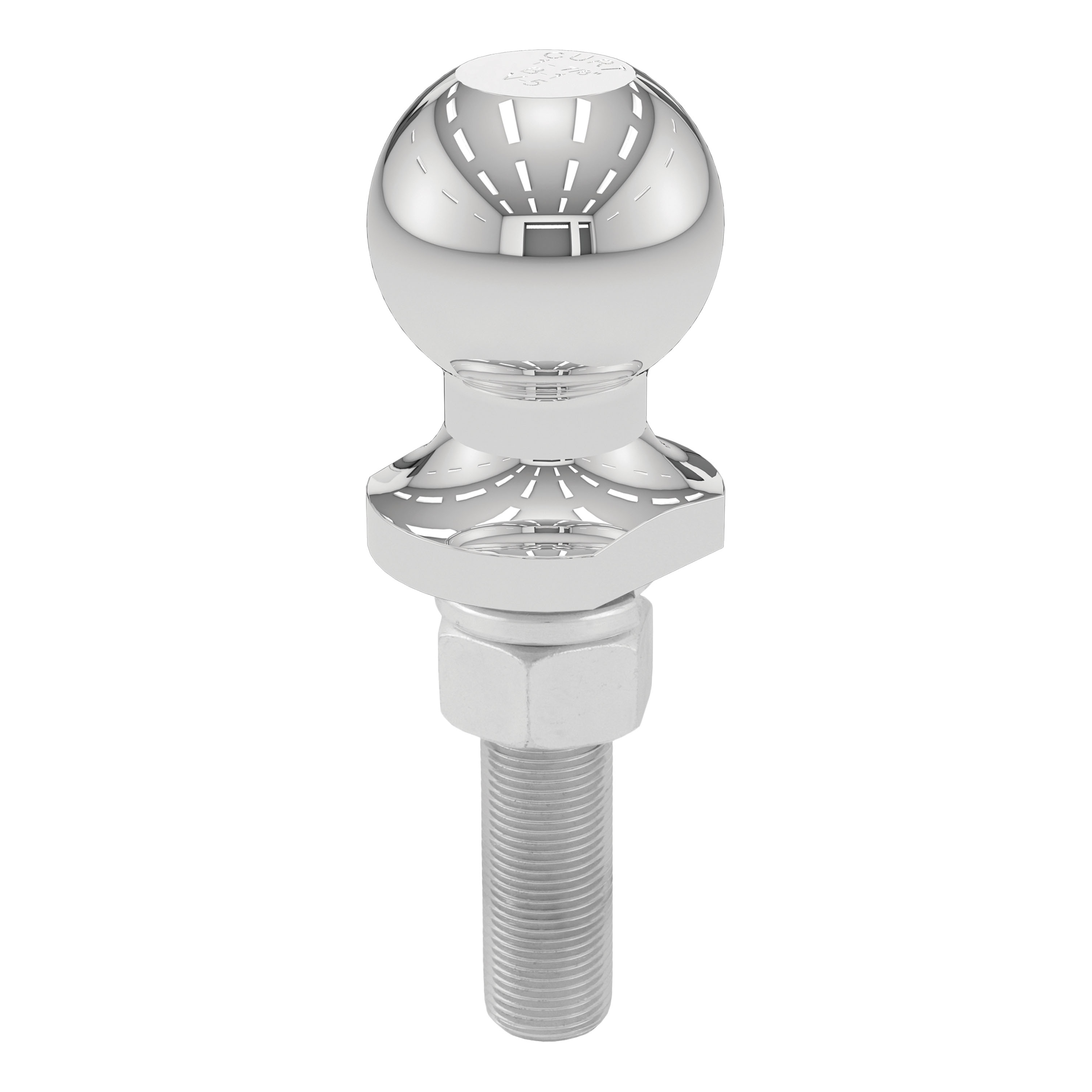 CURT 1-7/8" Trailer Ball (3/4" x 3" Shank, 2,000 lbs., Chrome) Trailer Hitch Ball thumbnail 0