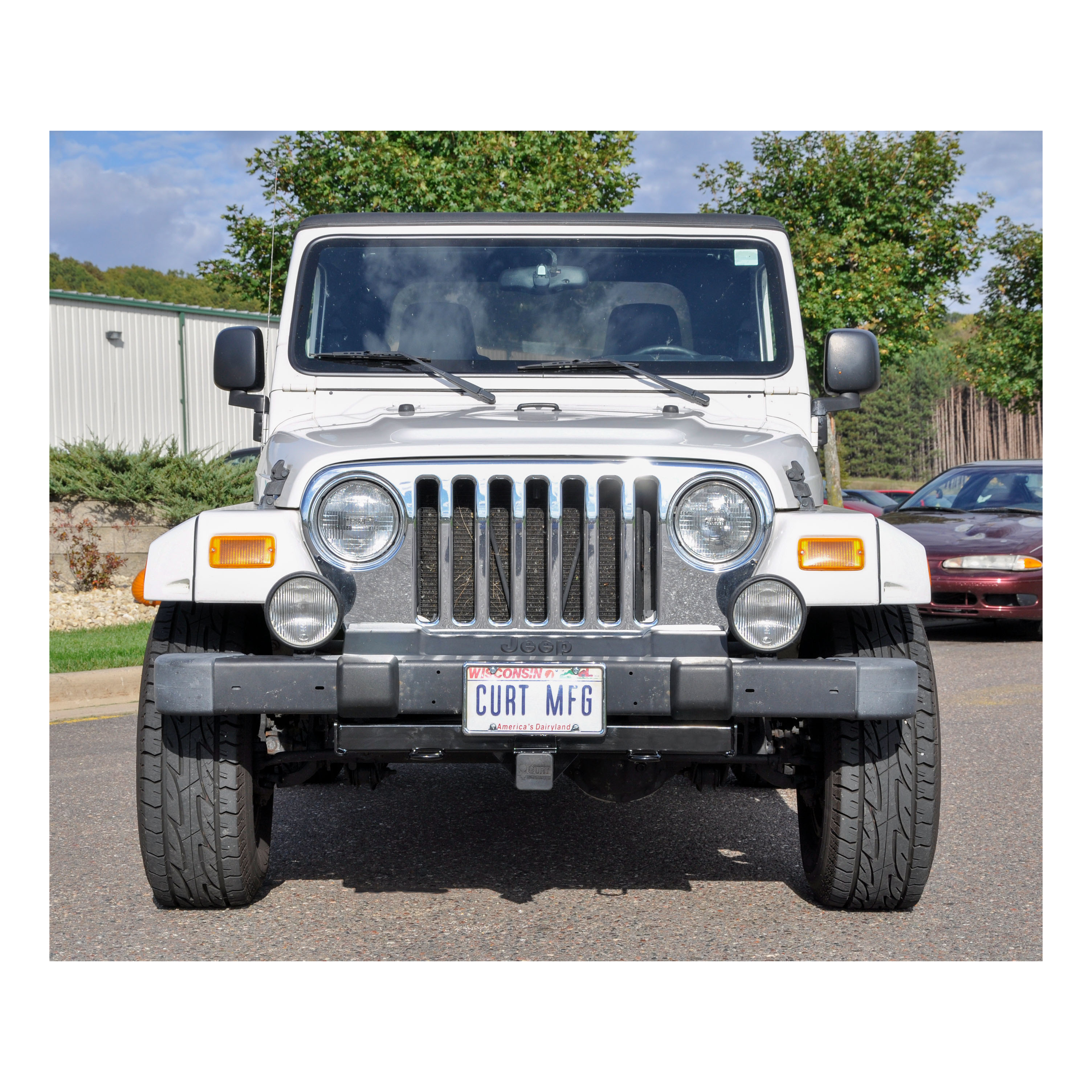 CURT 2" Front Receiver Hitch, Select Jeep Wrangler TJ (Drilling Required) Trailer Hitch thumbnail 8