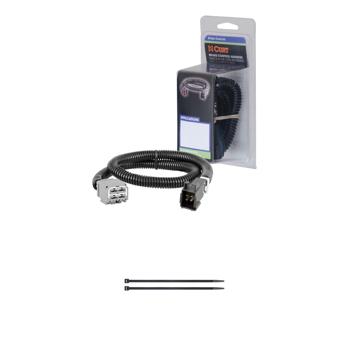 CURT Brake Controller Harness, Select Chrysler, Dodge, Jeep Vehicles (Packaged) Trailer Brake Control Harness thumbnail 0