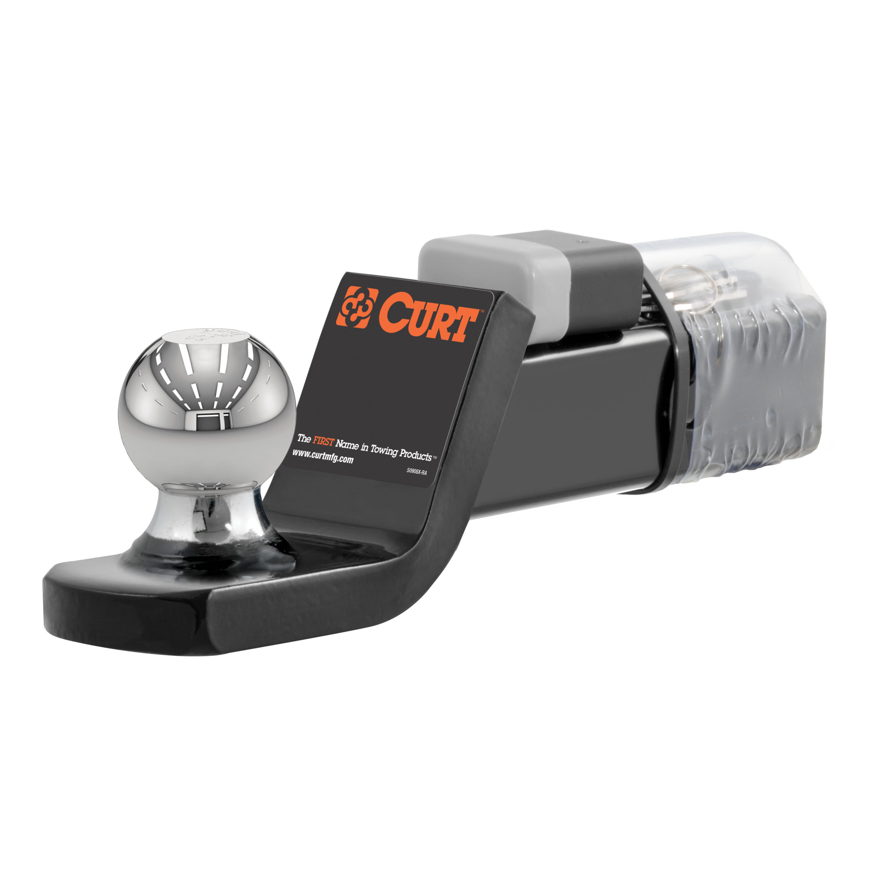 CURT Towing Starter Kit with 2" Ball (2" Shank, 7,500 lbss, 2" Drop) Trailer Hitch Ball Mount thumbnail 5
