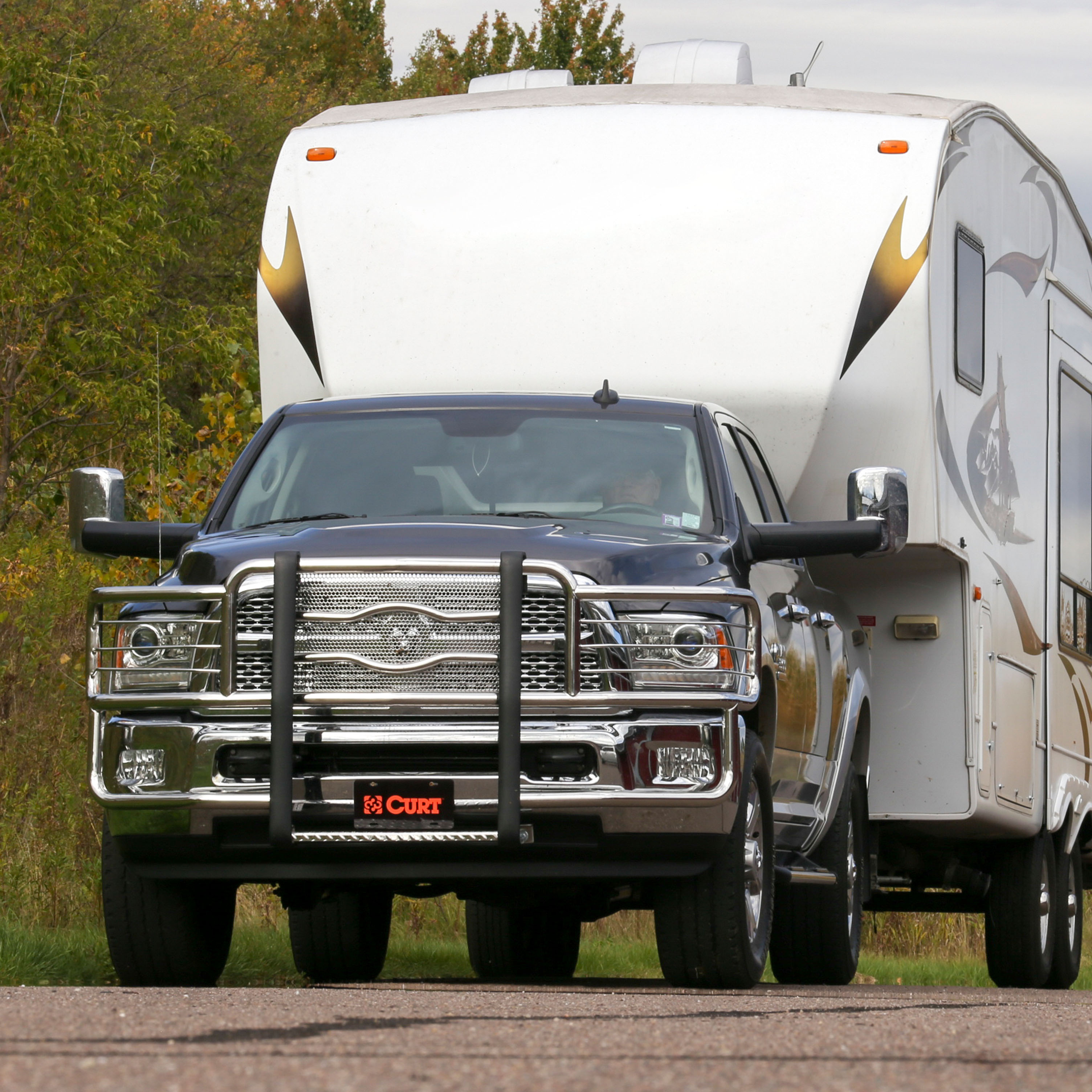 CURT X5 Gooseneck-to-5th-Wheel Adapter Plate for Double Lock EZr Fifth Wheel Trailer Hitch Mount Kit thumbnail 6