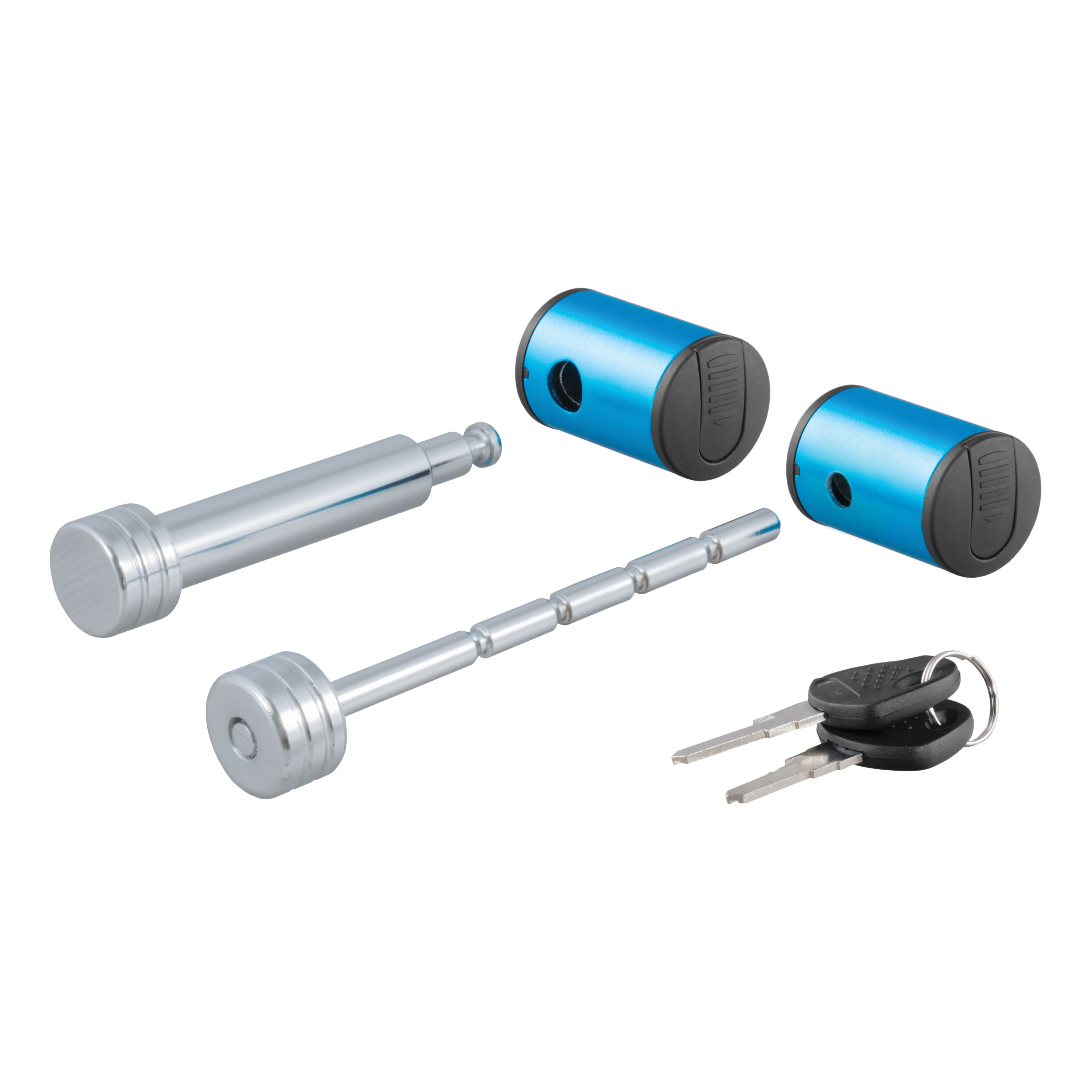 CURT Right-Angle Hitch & Coupler Lock Set (2" Receiver, 1" to 3" Latch) Trailer Hitch Lock thumbnail 0