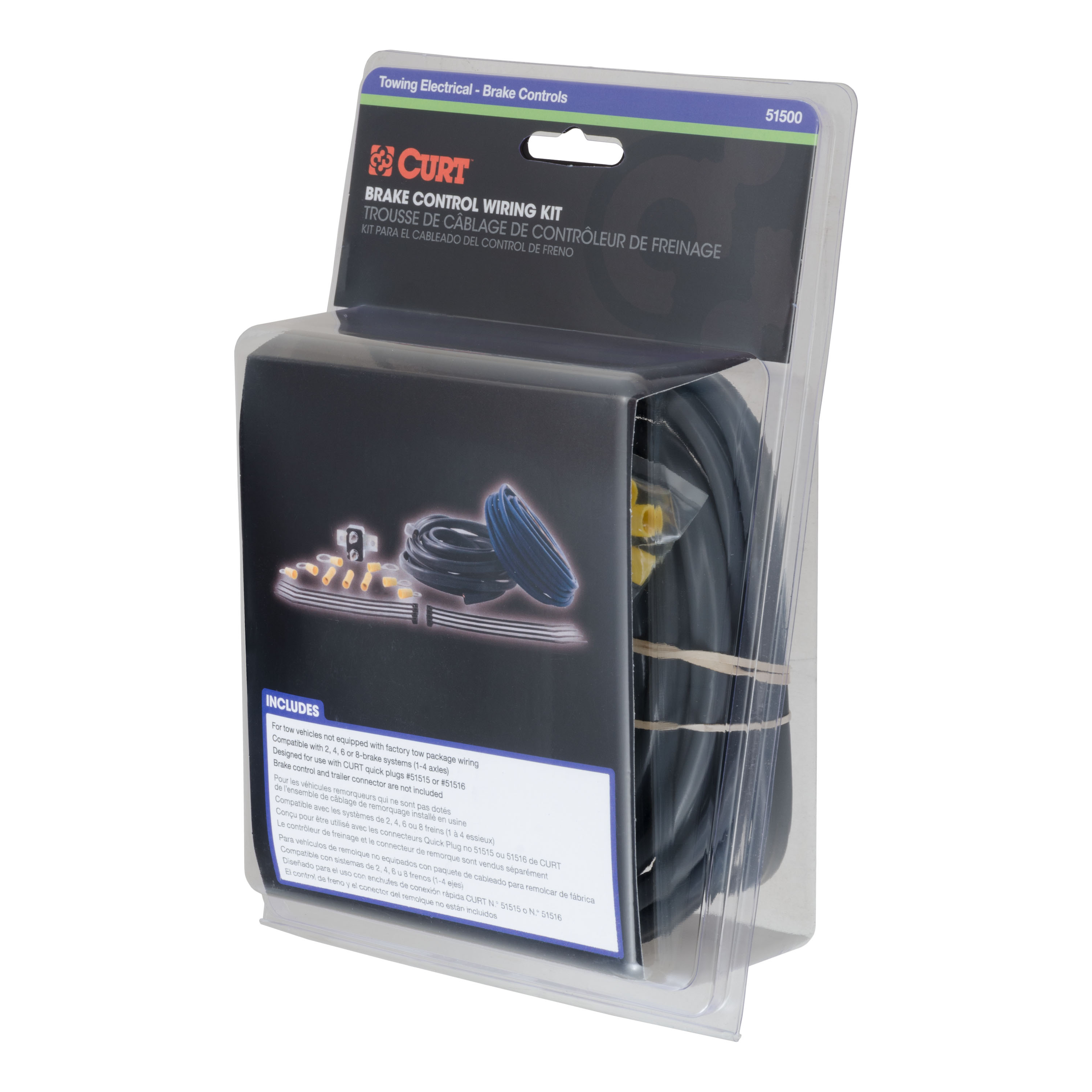 CURT Trailer Brake Controller Wiring Kit Trailer Brake Control Harness thumbnail 3