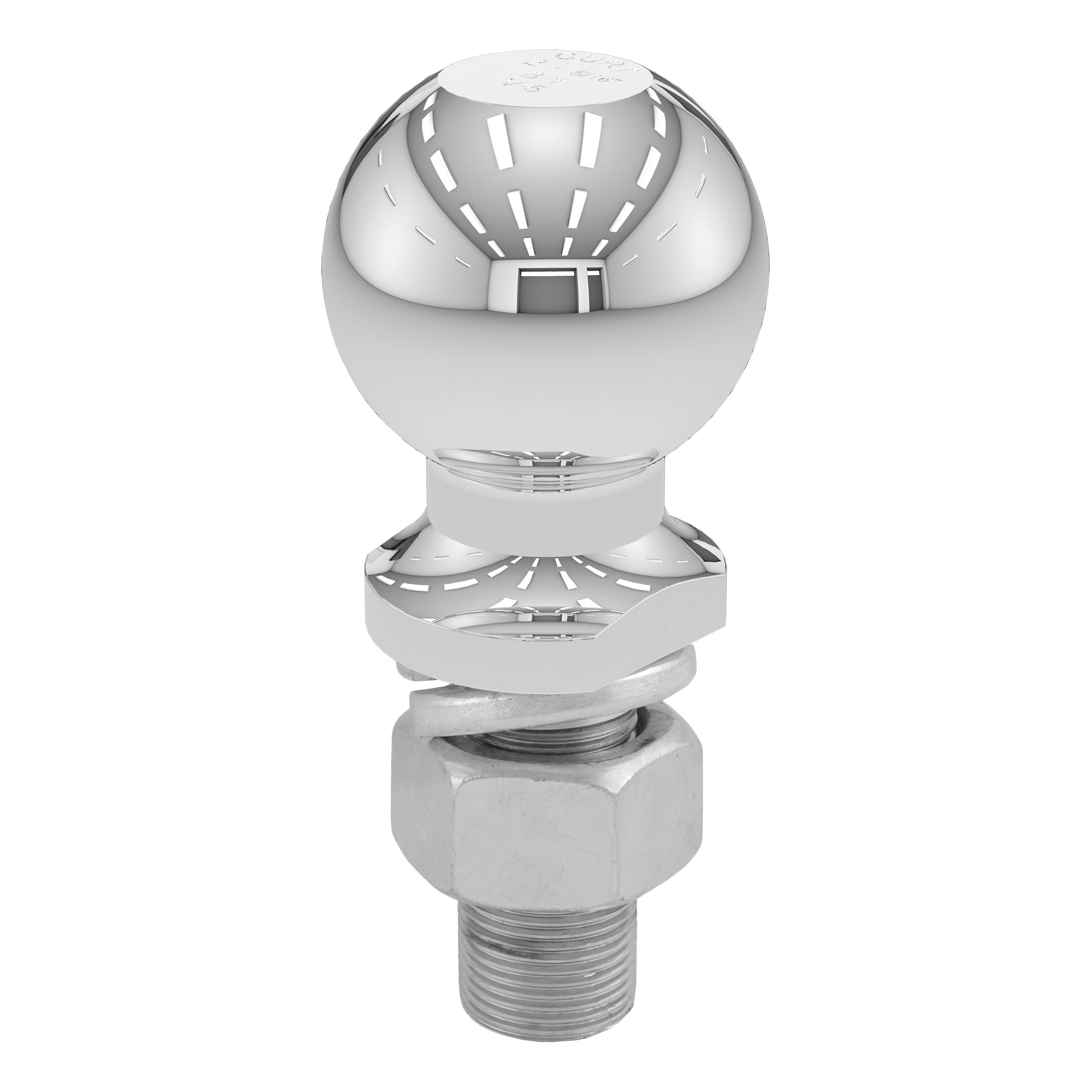 CURT 2-5/16" Trailer Ball (1" x 2-1/4" Shank, 12,000 lbs., Chrome) Trailer Hitch Ball thumbnail 0